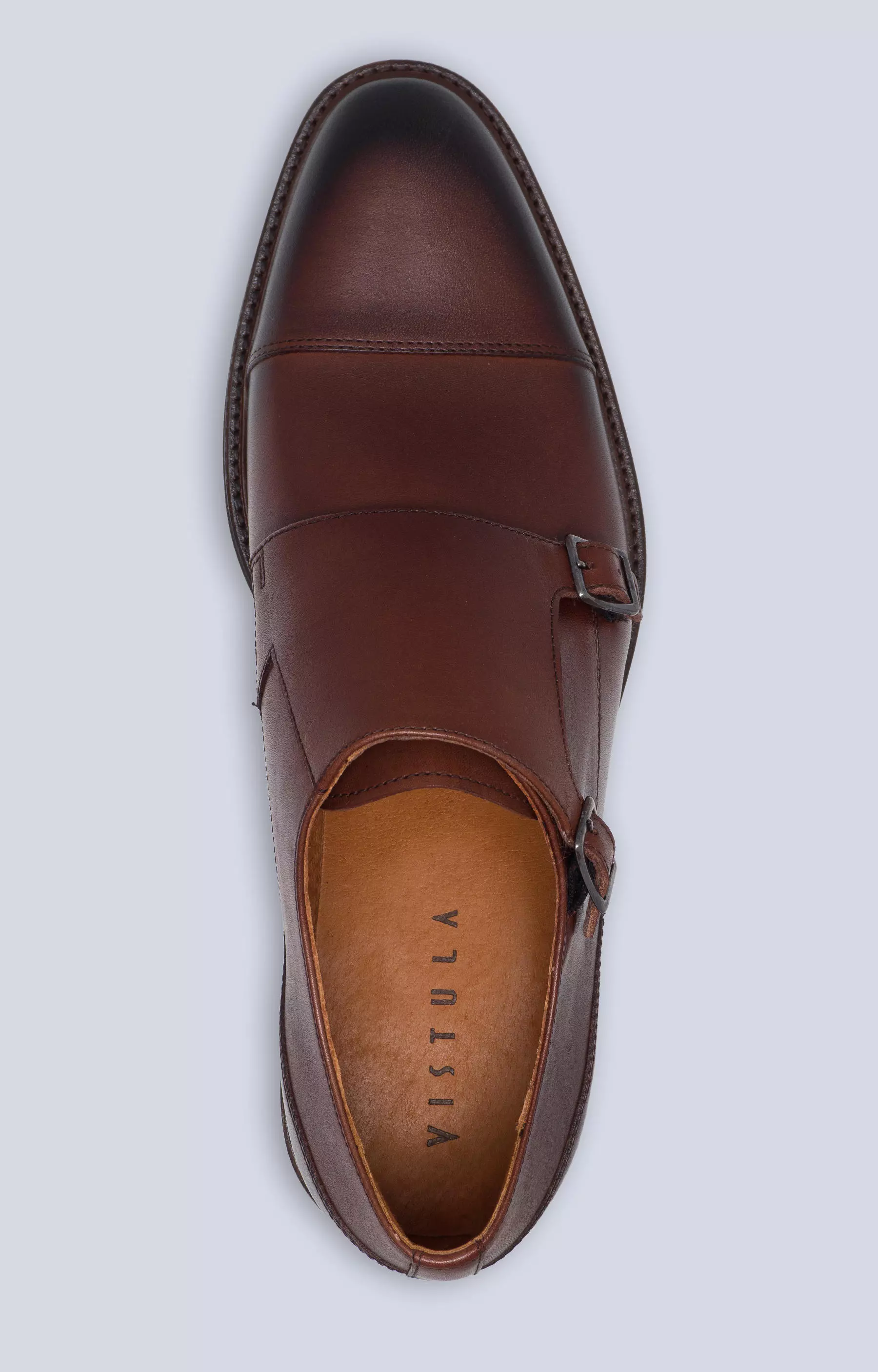 Skórzane buty typu Monki z klamrami | Vistula