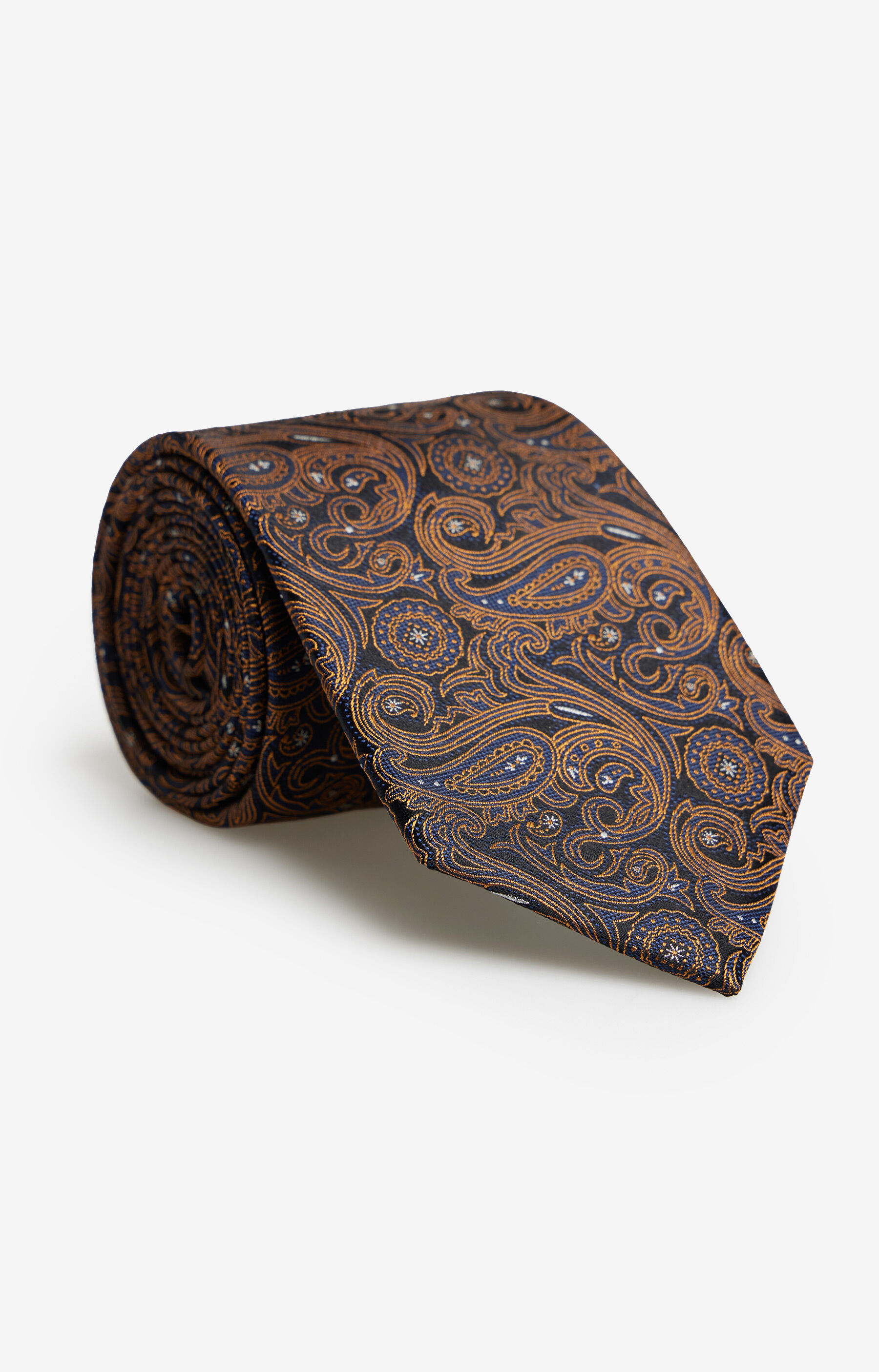 Jedwabny krawat we wzór paisley