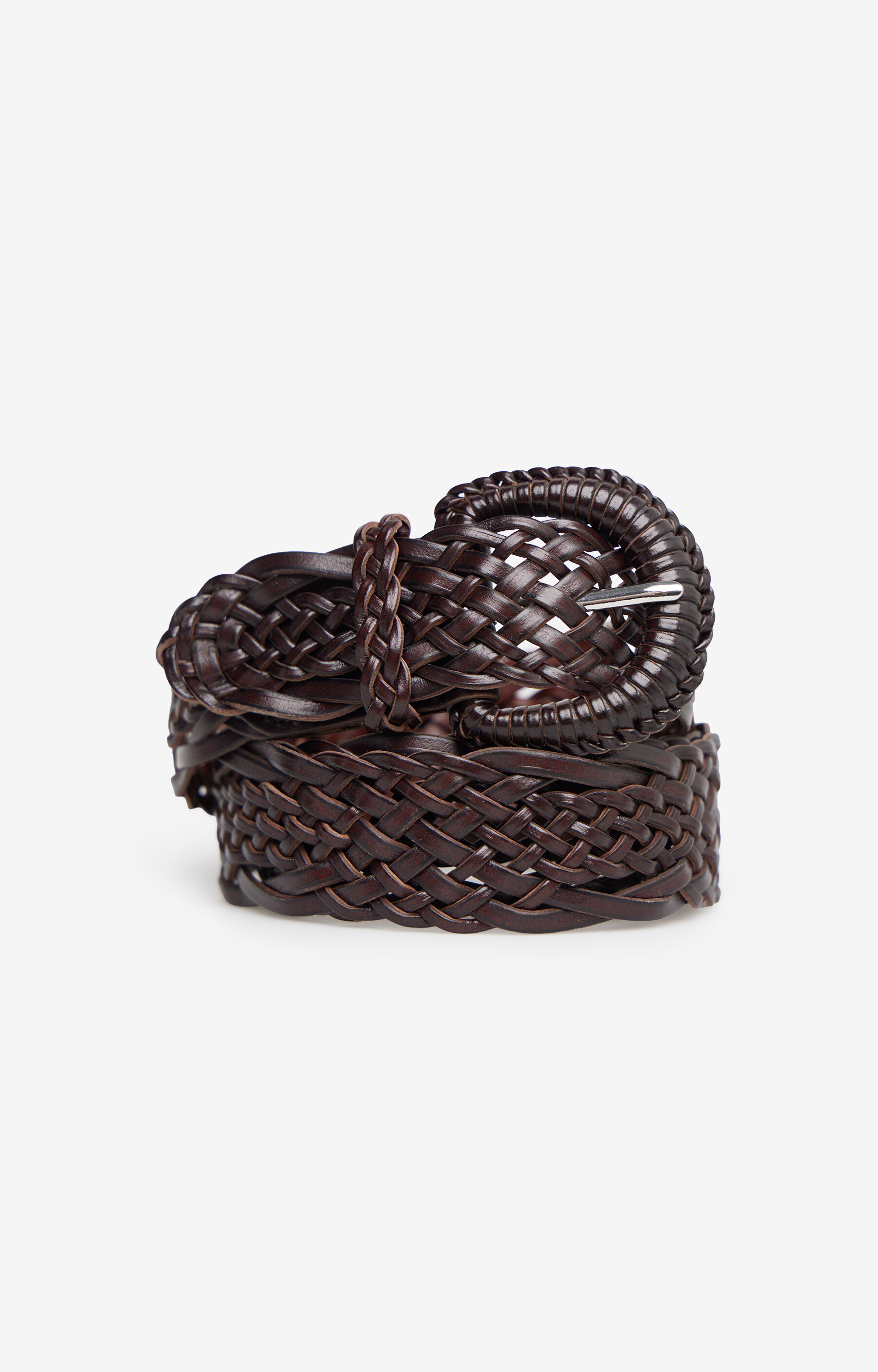 Skórzany pasek z plecionki - 2