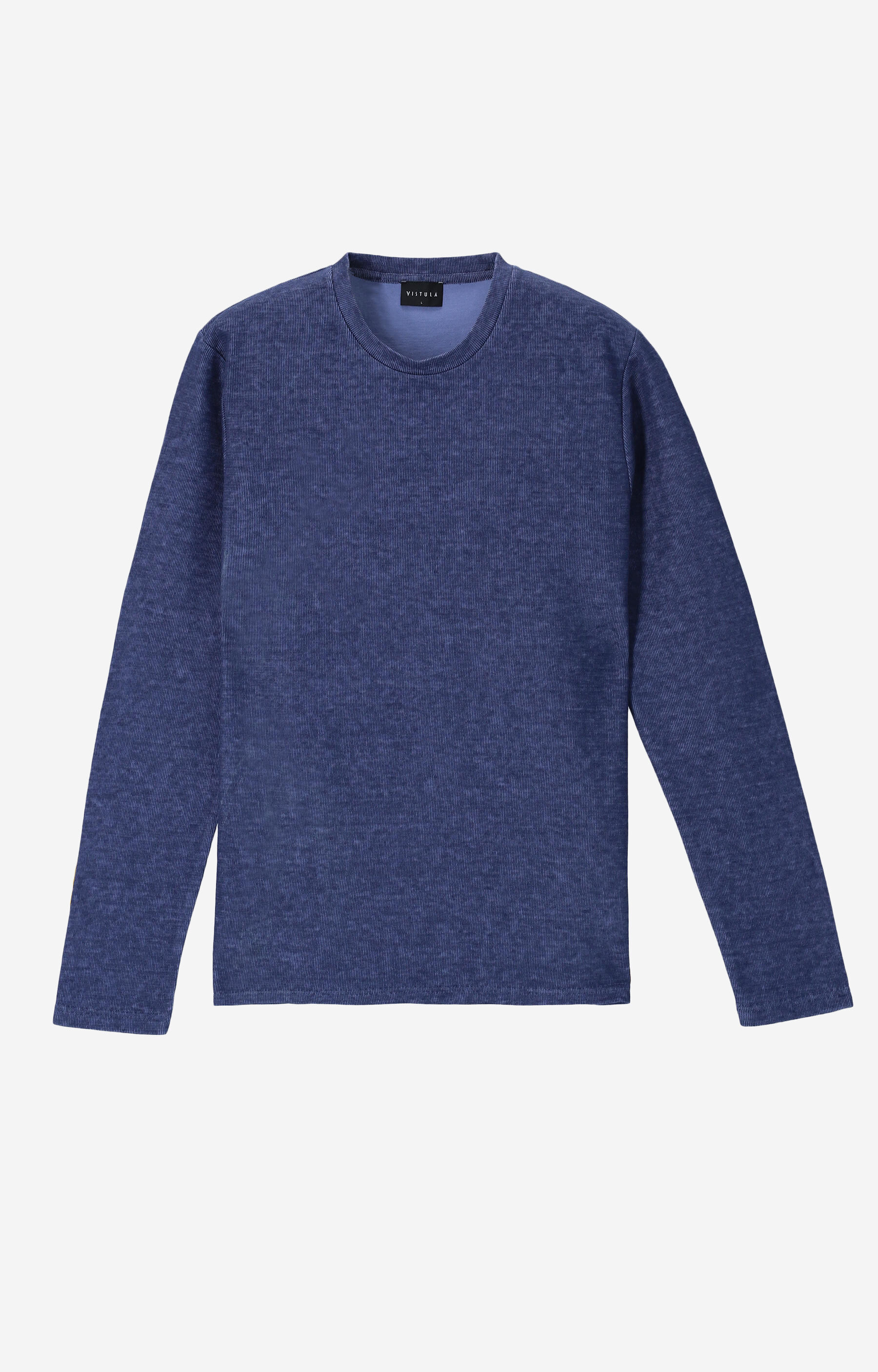 Lekka bluza typu round-neck - 5