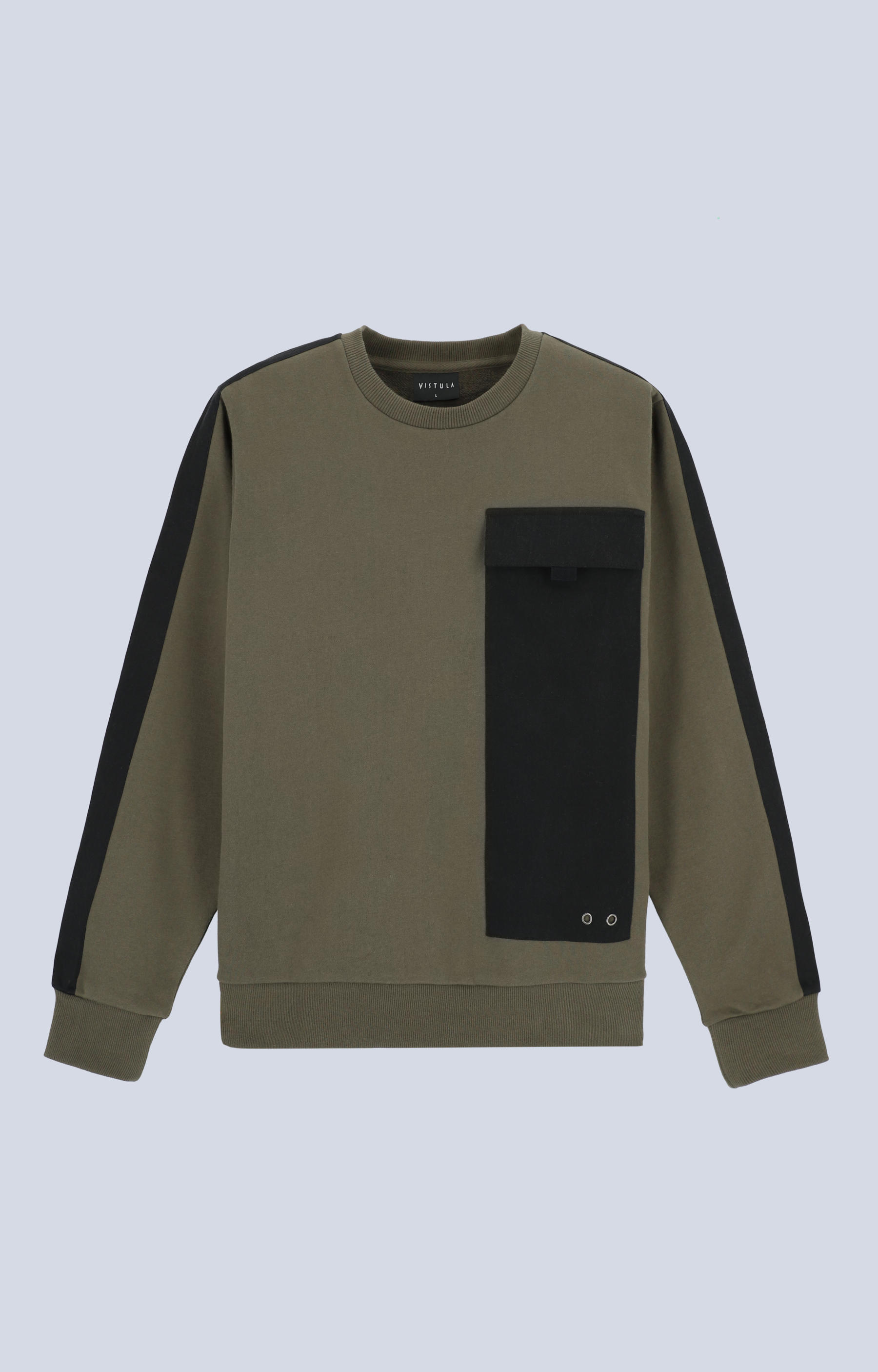 Bluza z lampasami na rękawach - 4