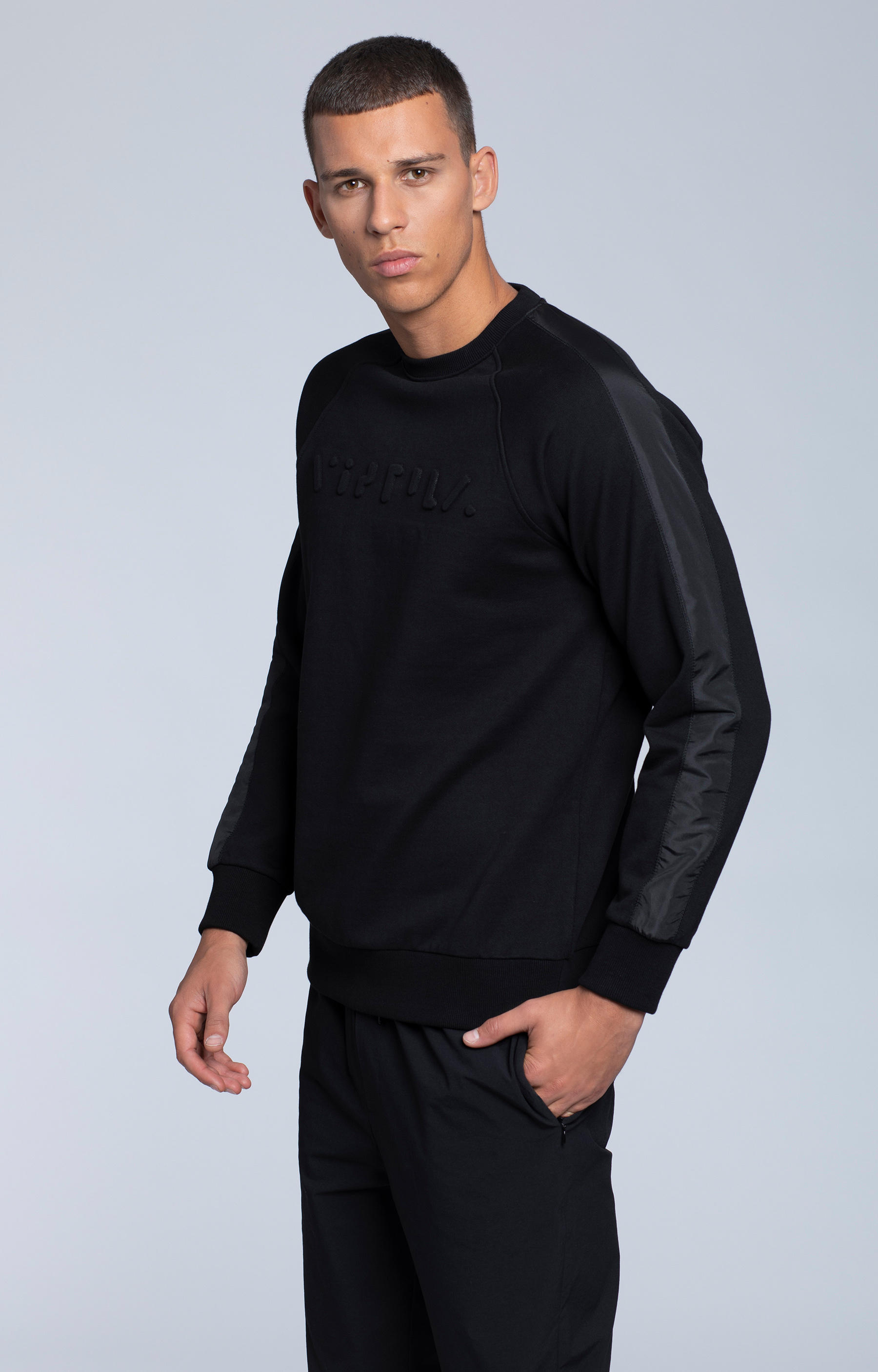 Sportowa bluza z bawełny pima z logo - 2