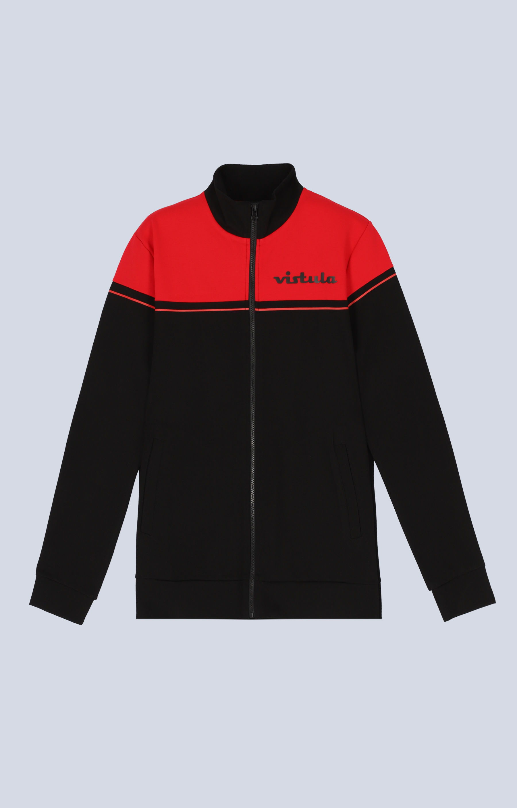 Dwukolorowa bluza z logo - 5
