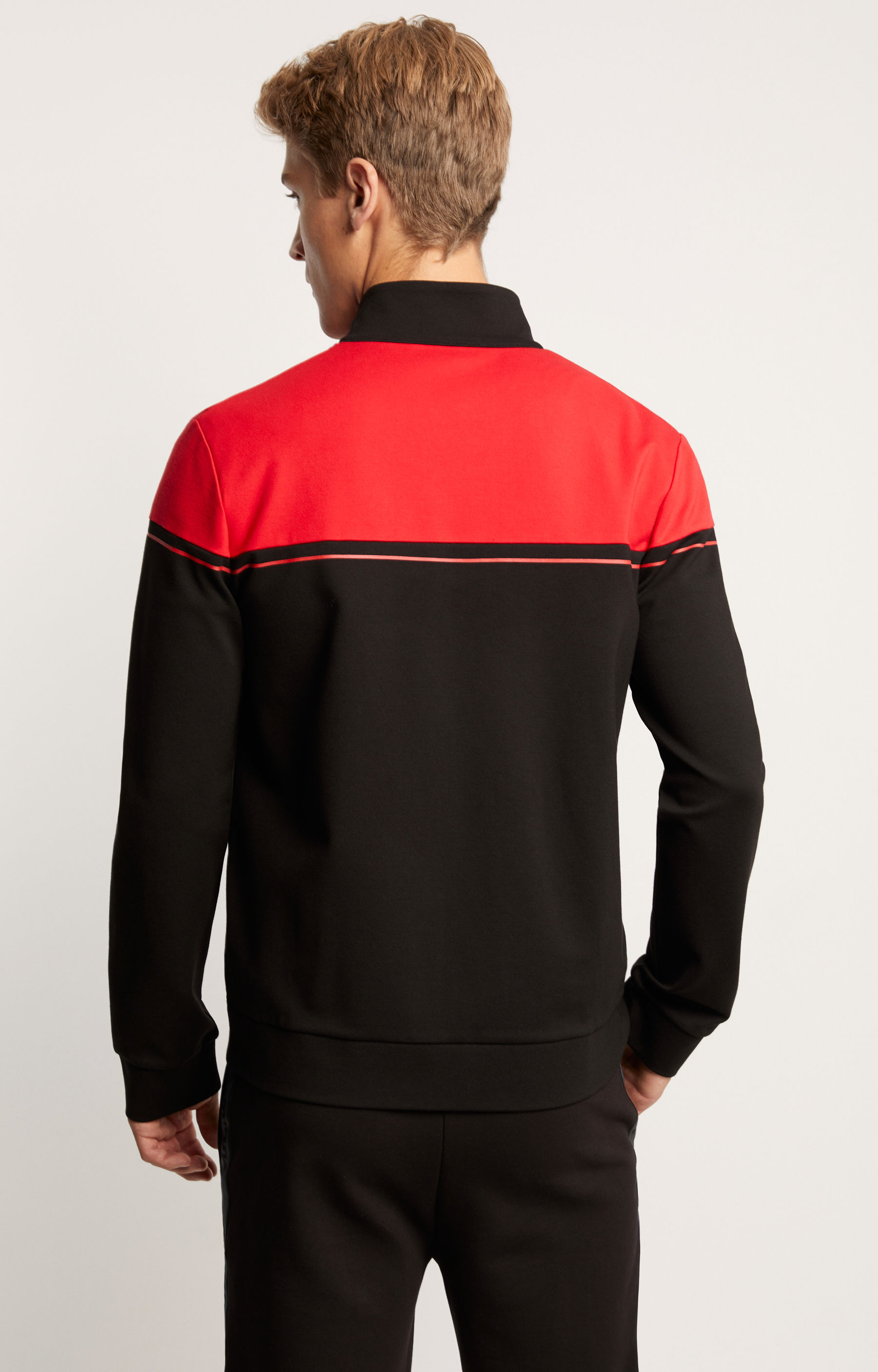Dwukolorowa bluza z logo - 3