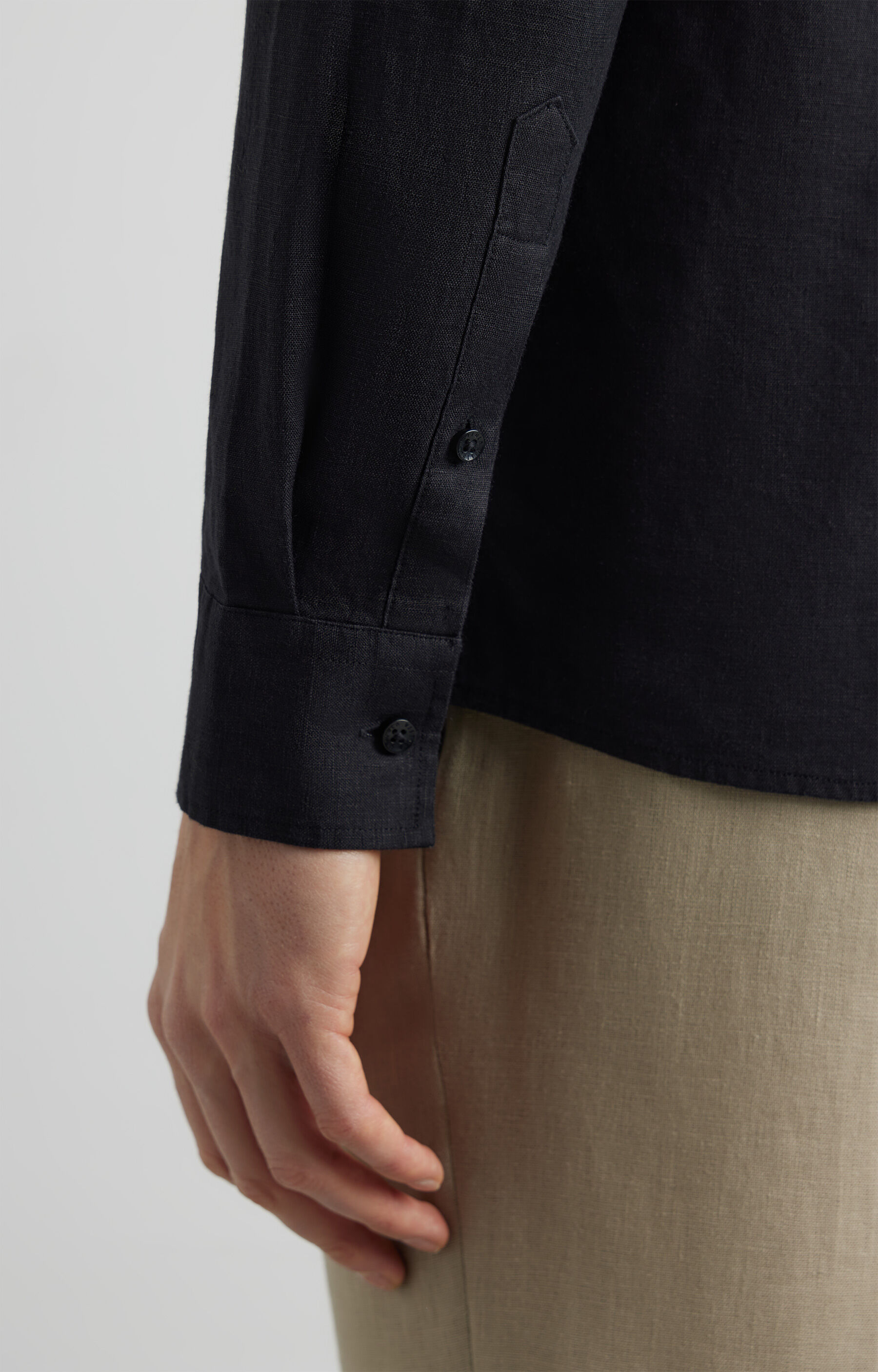 Lniana koszula regular - 6