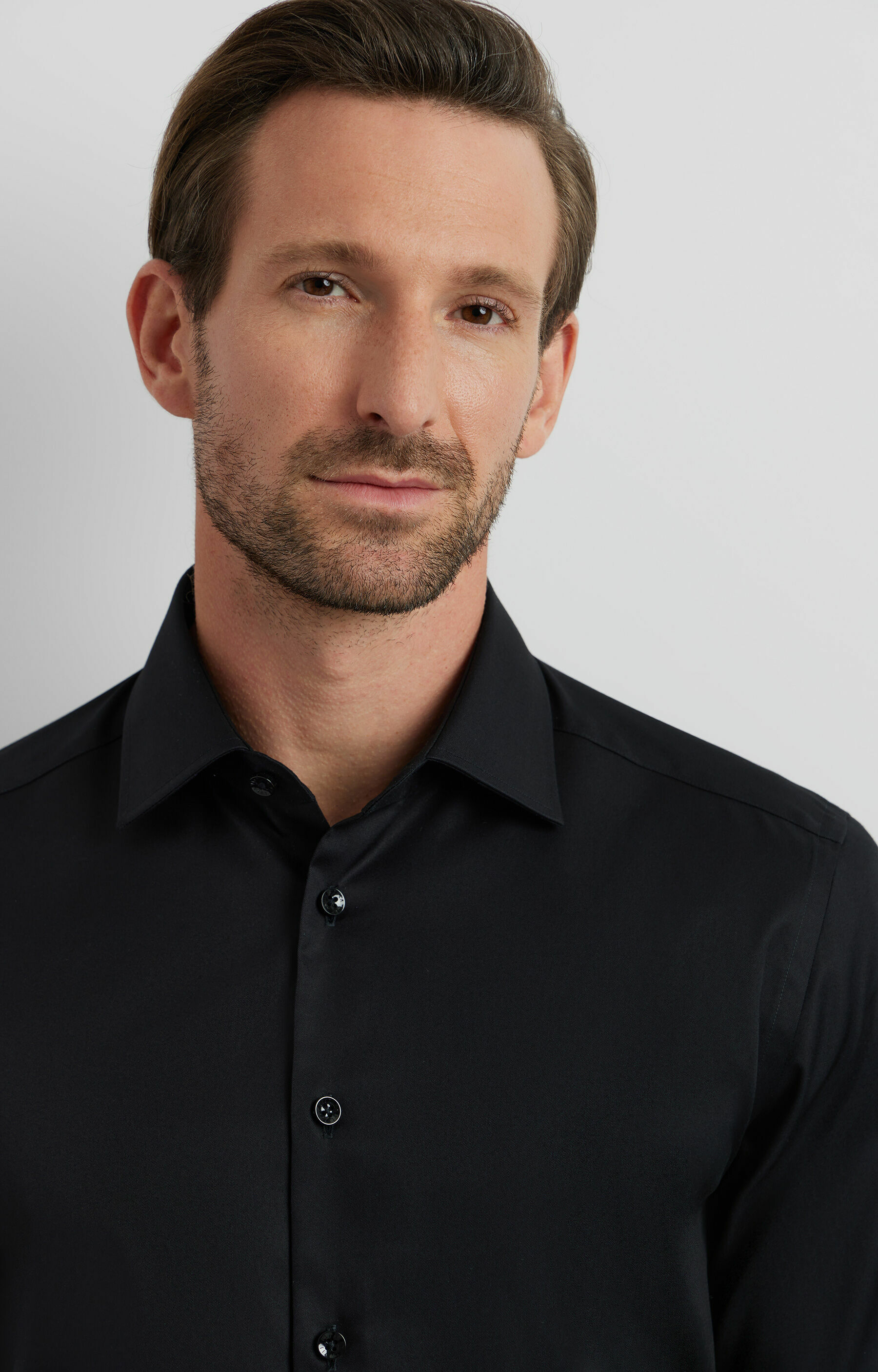 Koszula slim fit z bawełny Two Ply - 3