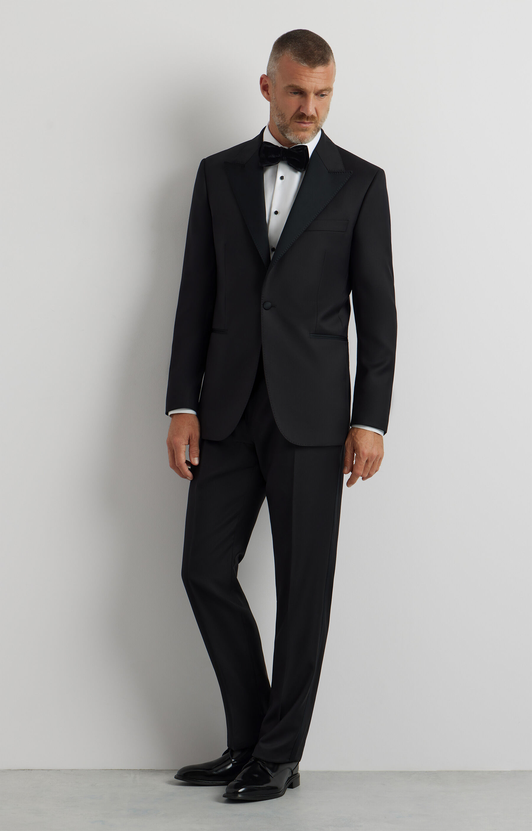 Smokingowa marynarka super slim do garnituru - Mix&Match - 3