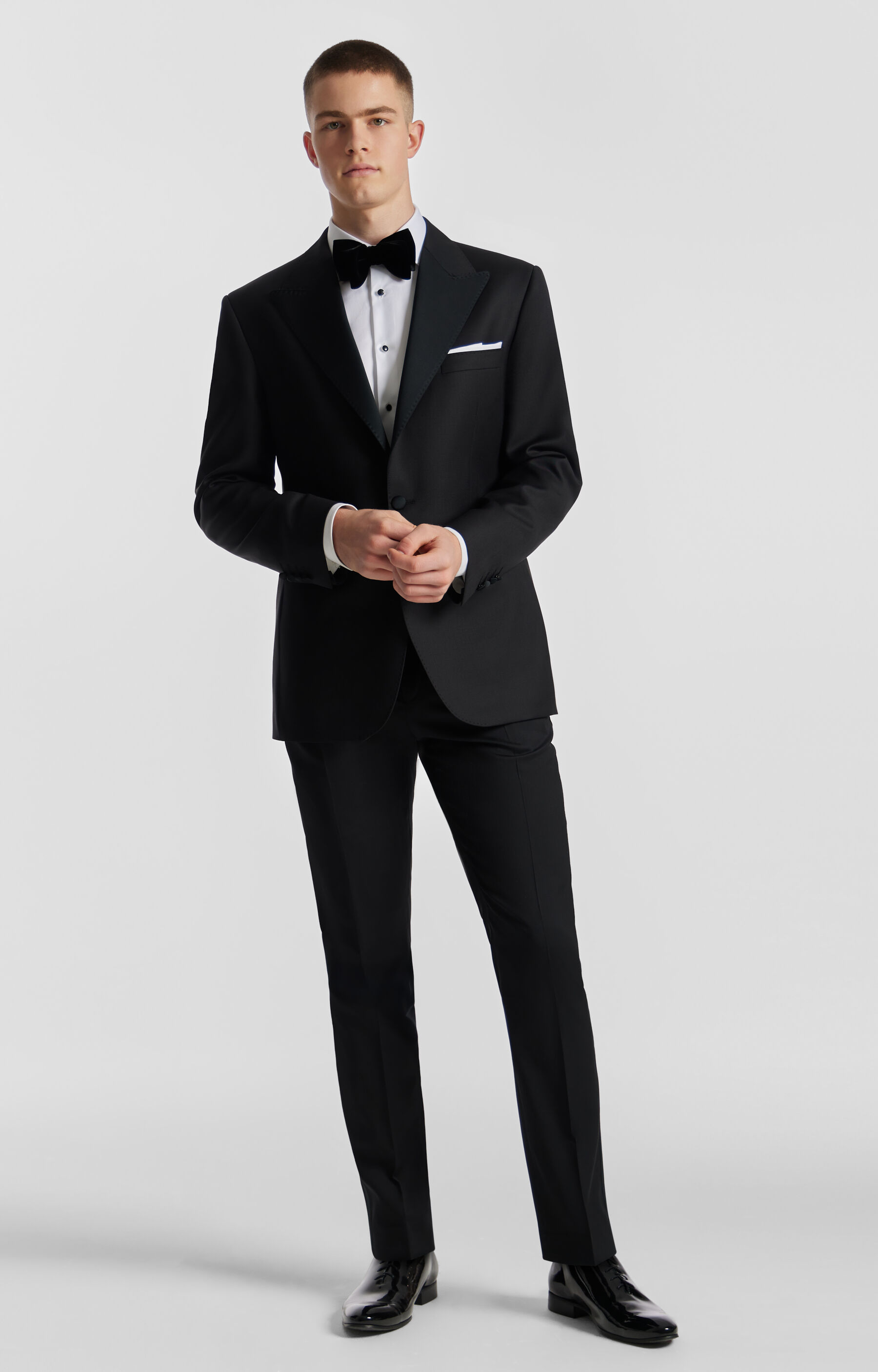 Smokingowa marynarka super slim do garnituru - Mix&Match - 9