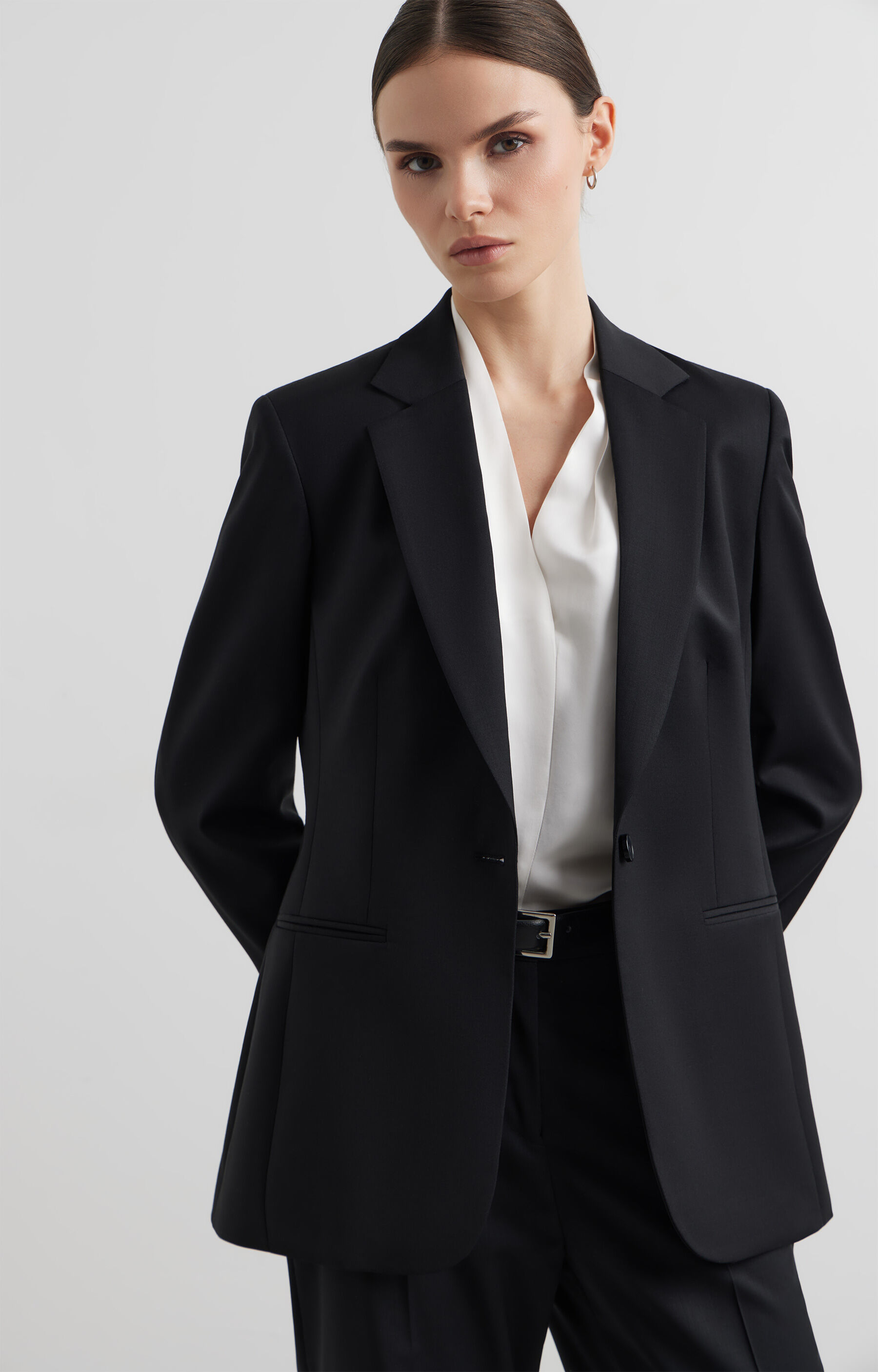 Wełniana marynarka slim do garnituru - Mix&Match