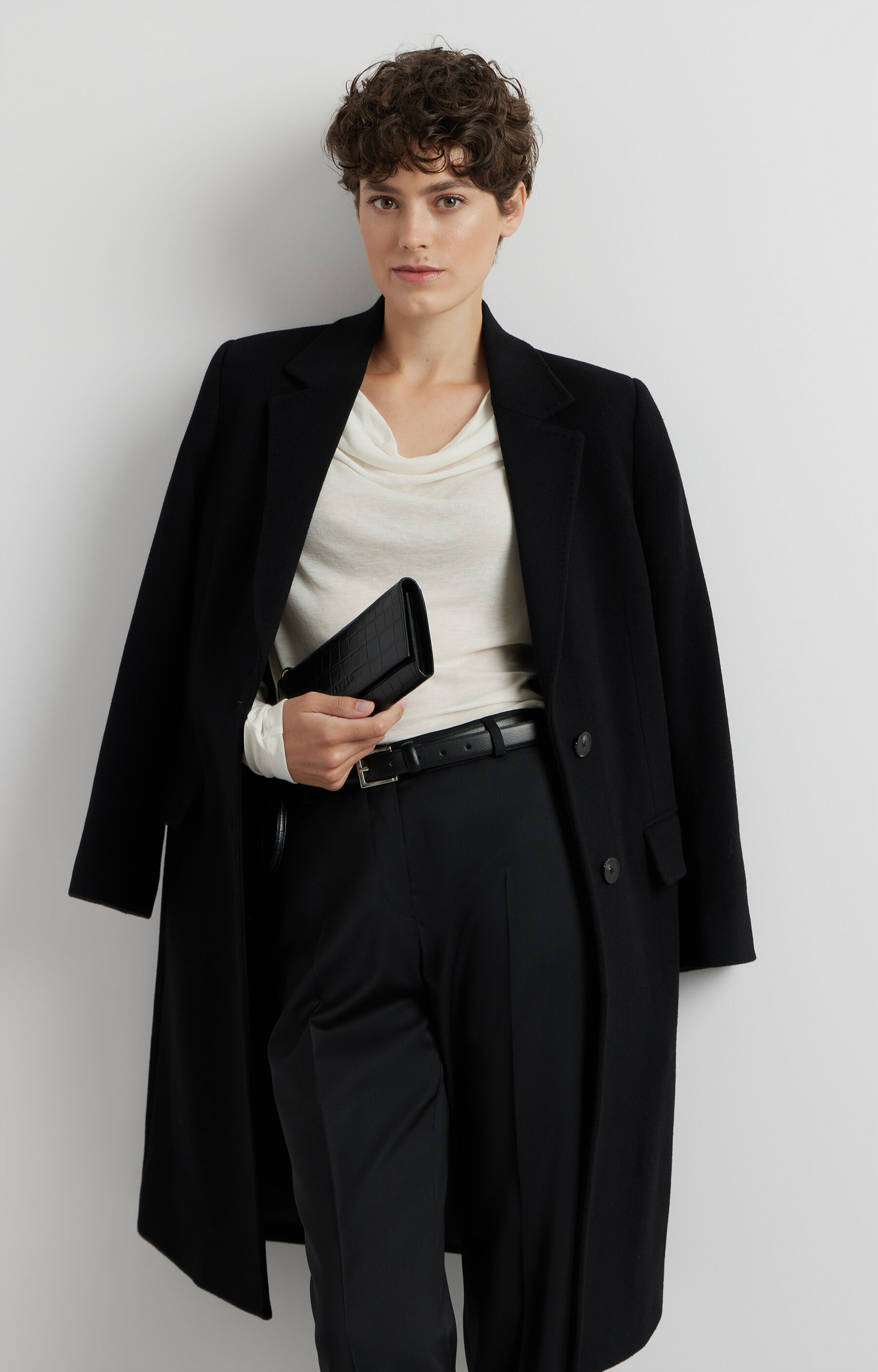 Wełniana marynarka slim - zestaw - 6