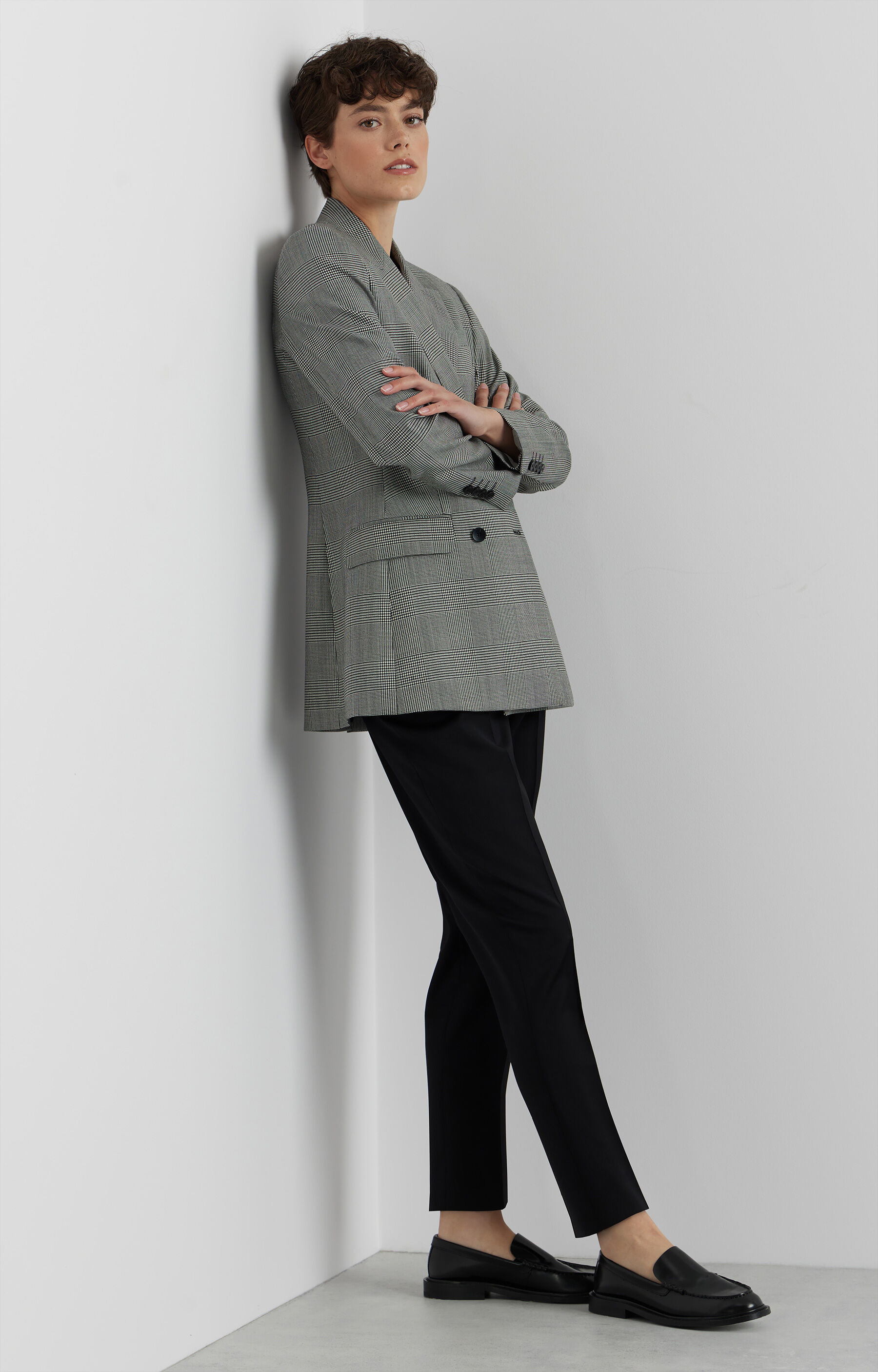 Dwurzędowa marynarka slim do garnituru - Mix&Match