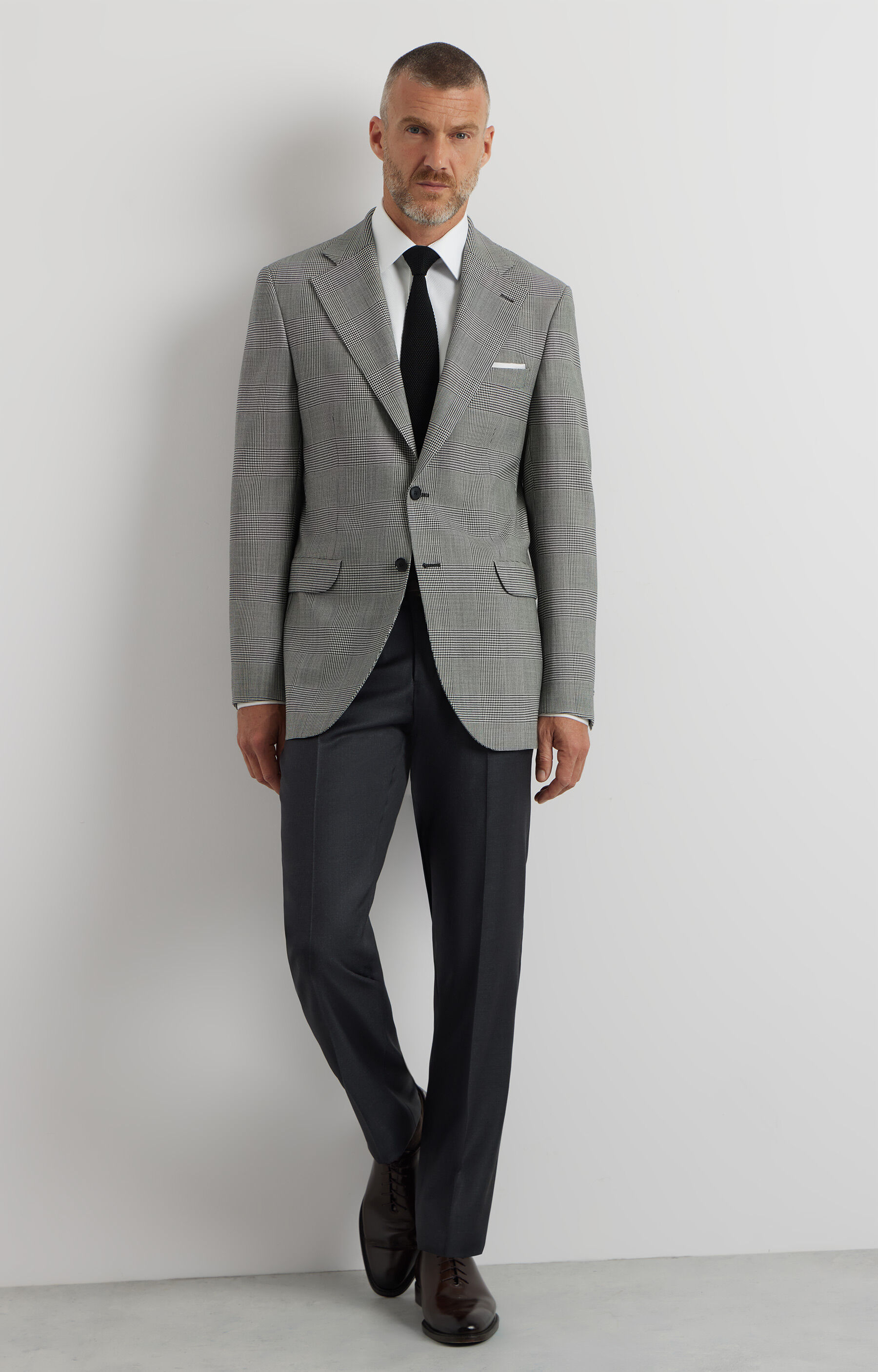 Marynarka super slim w kratę - 3