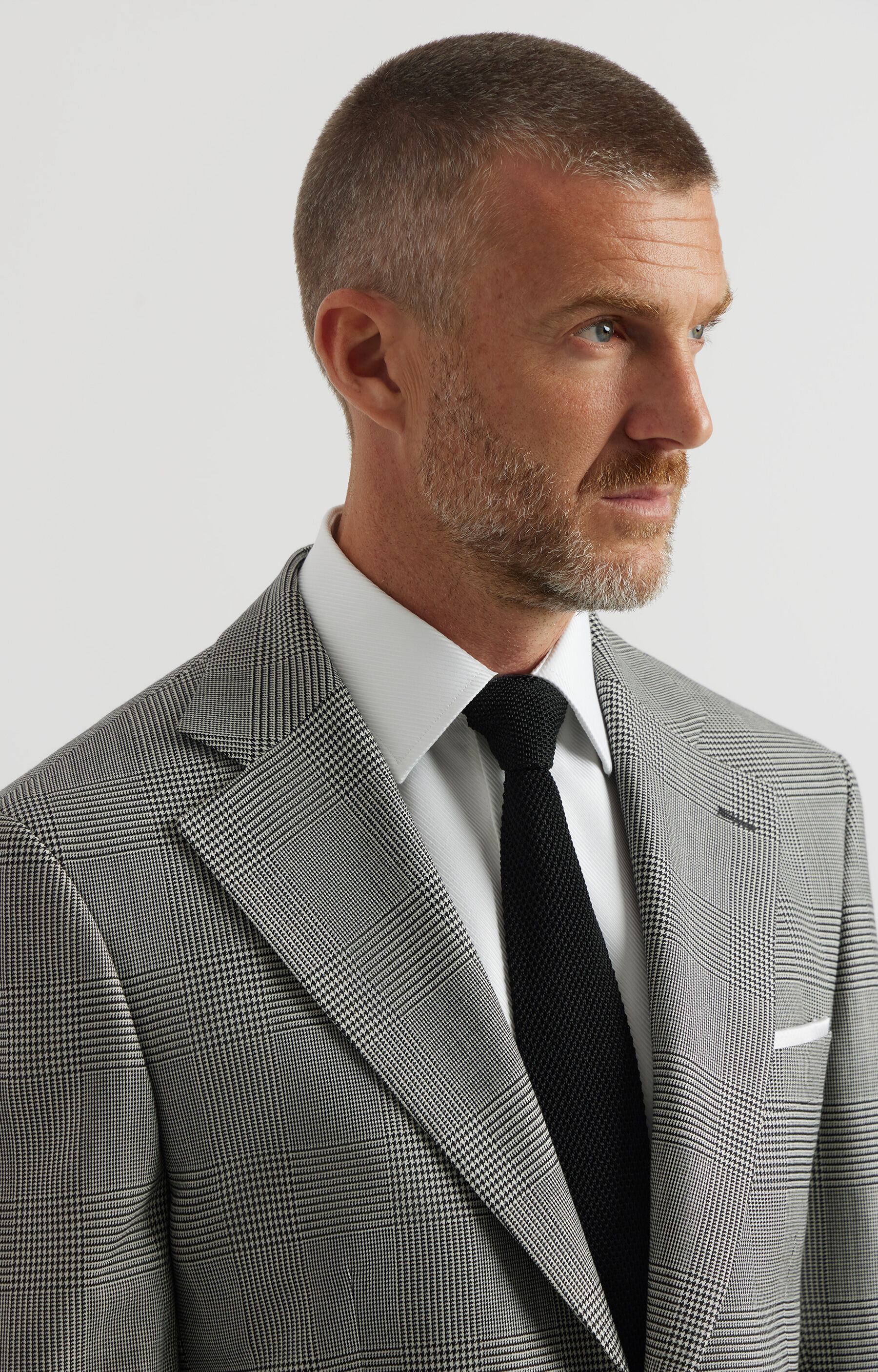 Marynarka super slim w kratę - 5