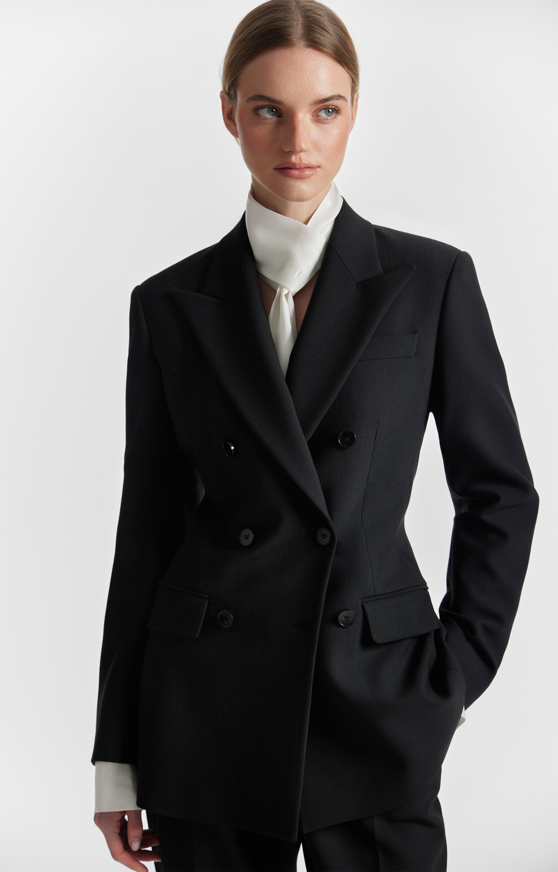 Dwurzędowa marynarka slim do garnituru - Mix&Match - 9