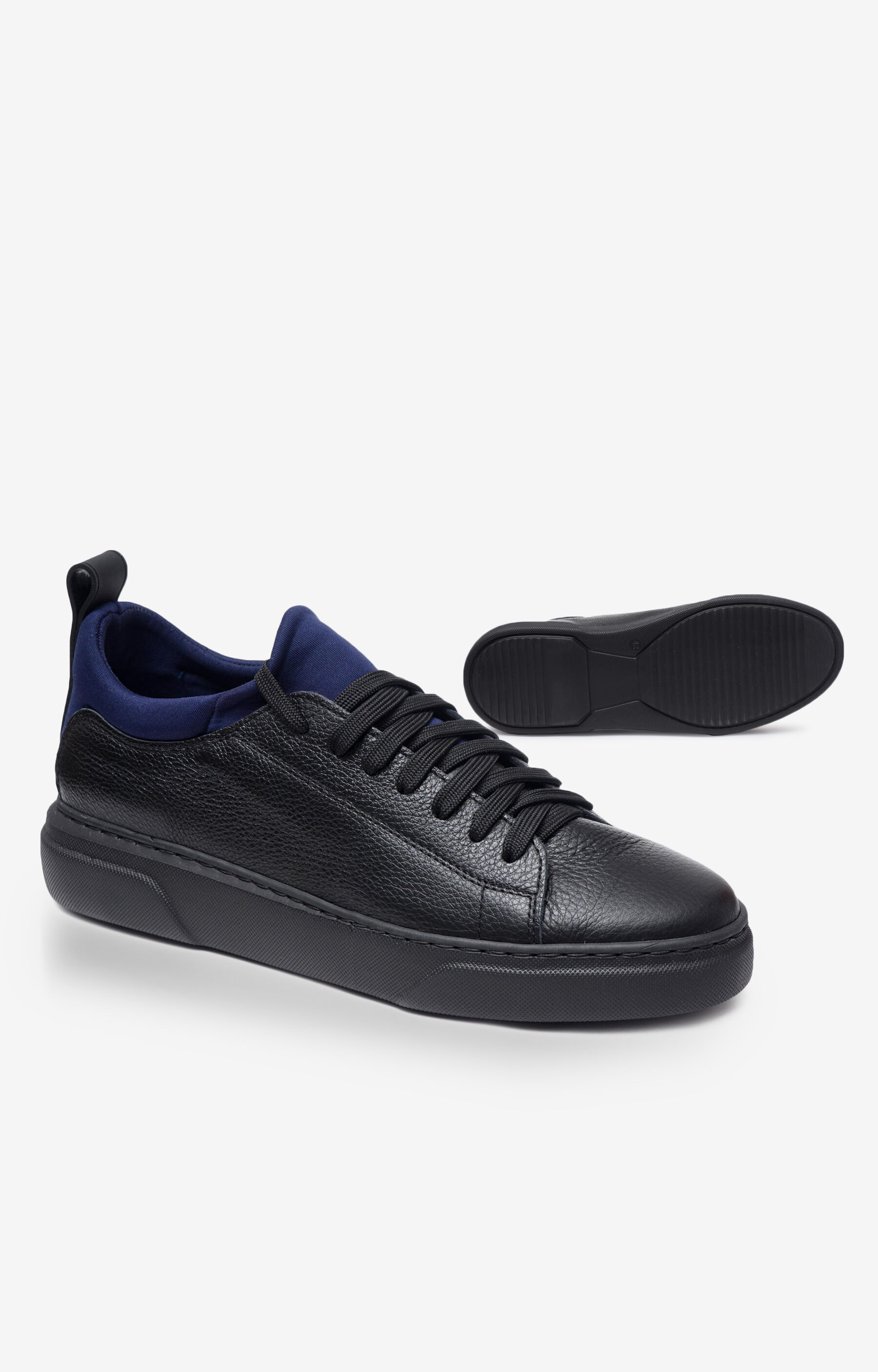 Skórzane sneakersy - 2
