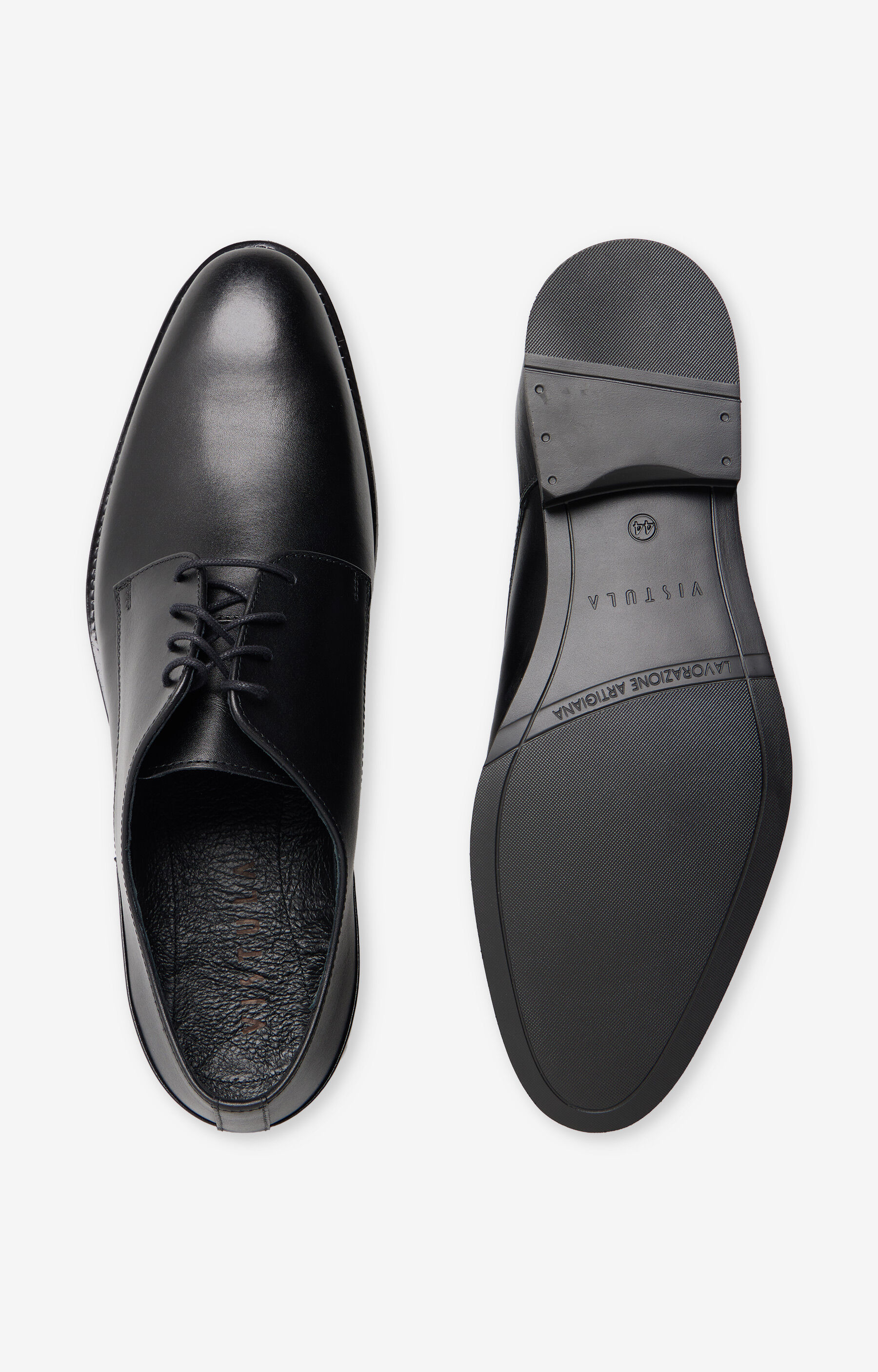 Skórzane półbuty typu derb - 4