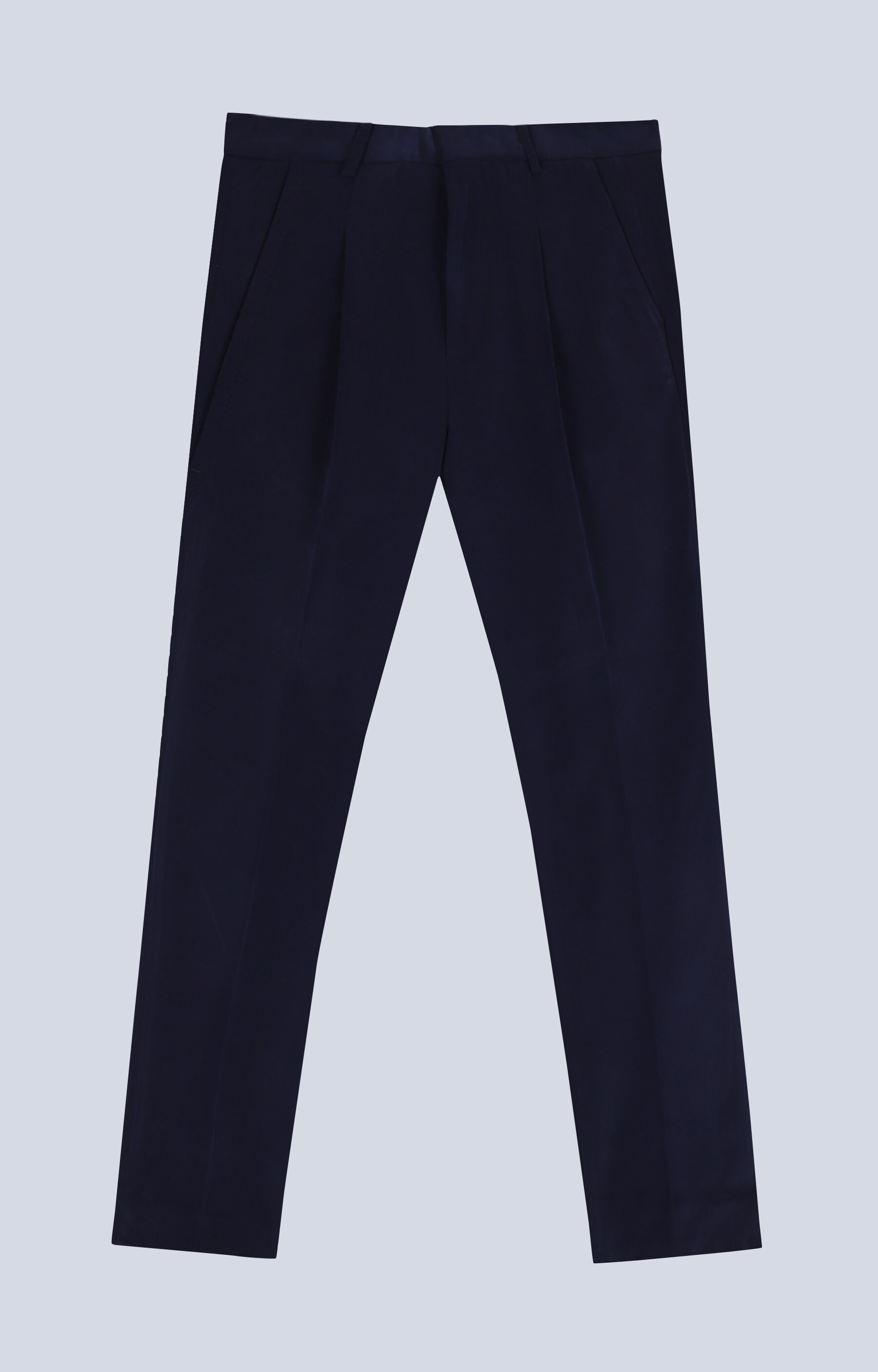 Spodnie z miękkiej tkaniny o poprzecznym splocie - 4