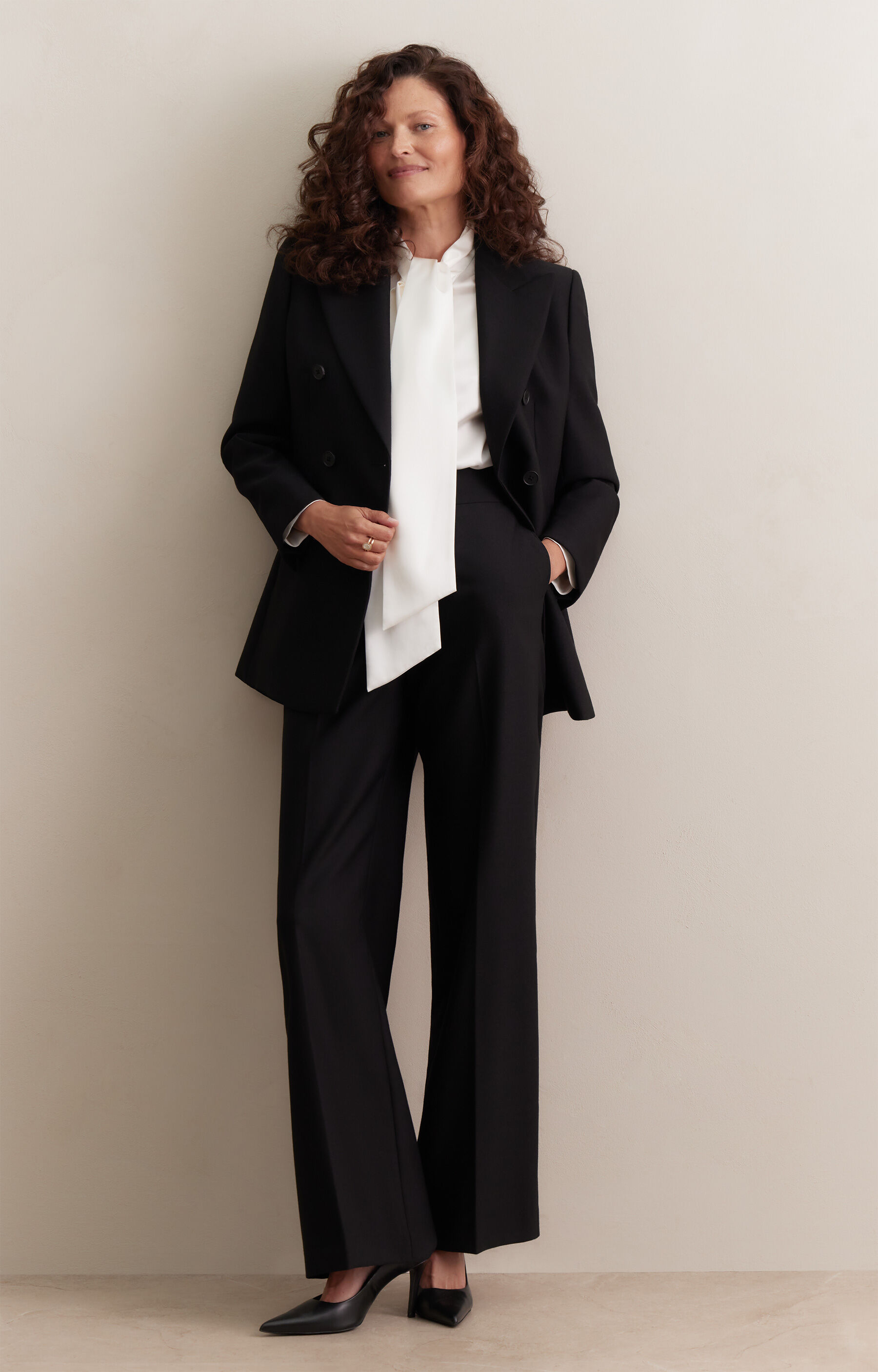 Spodnie relaxed fit do garnituru - Mix&Match