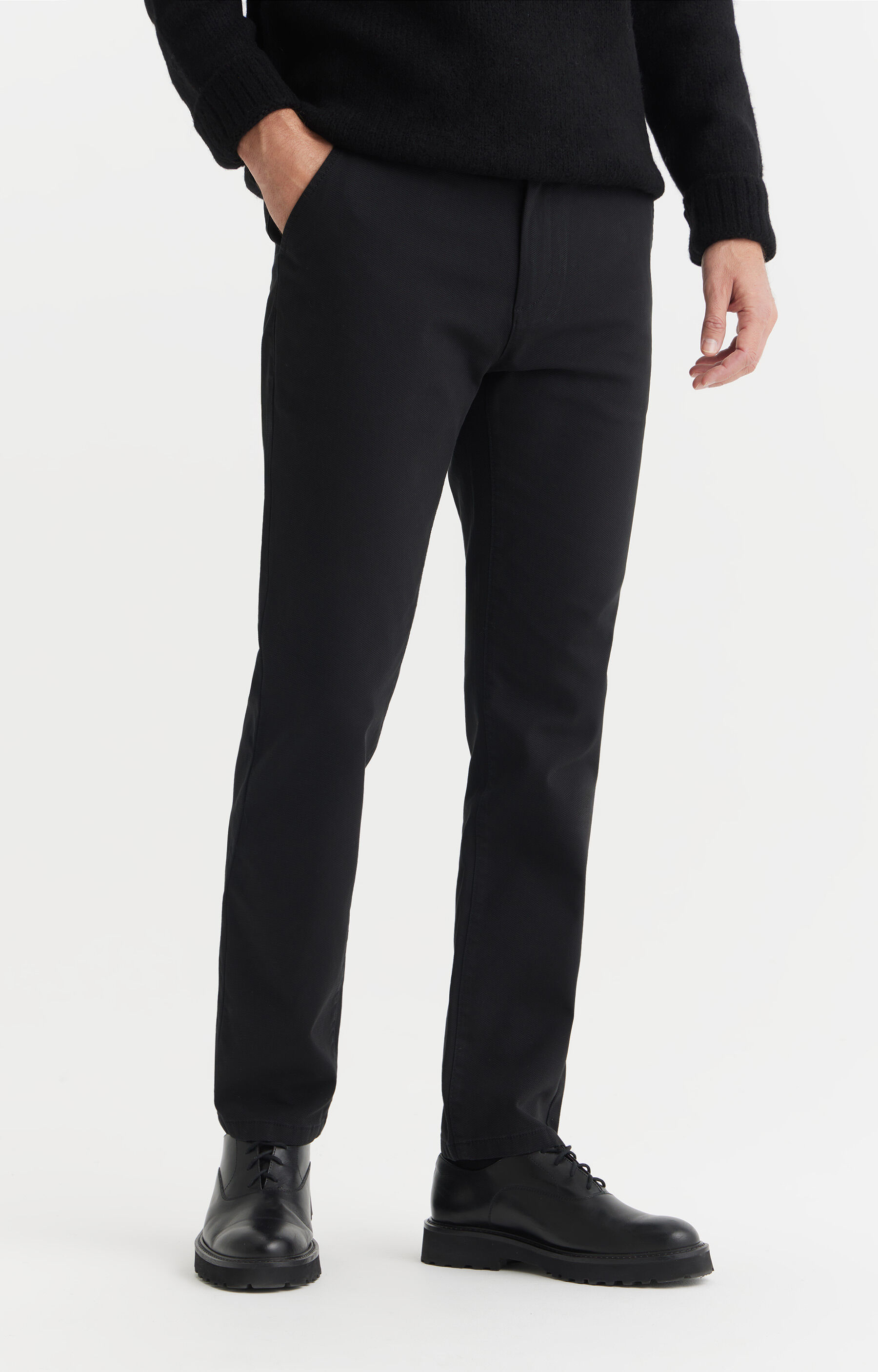 Bawełniane chinosy slim fit