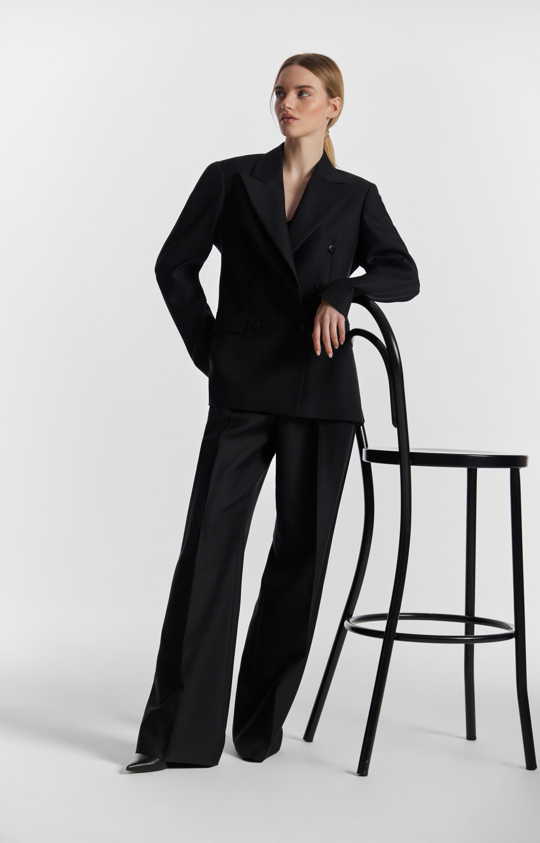 Spodnie wide leg do garnituru - Mix&Match - 6