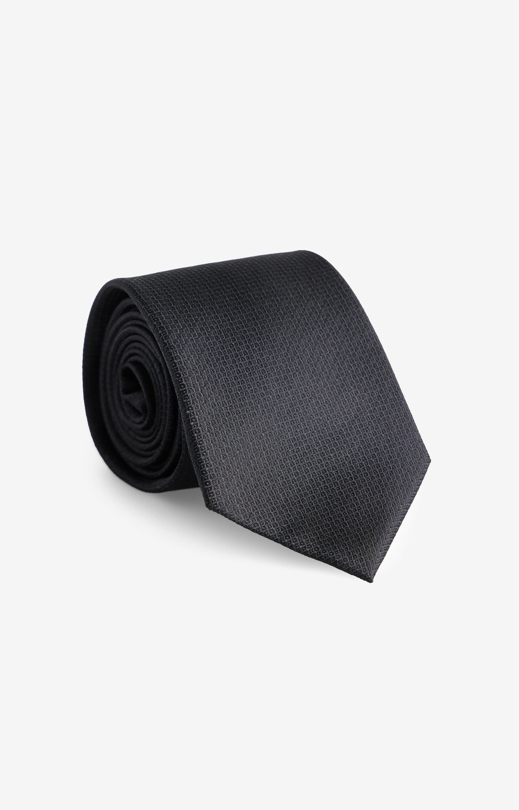 Jedwabny krawat w strukturalny wzór