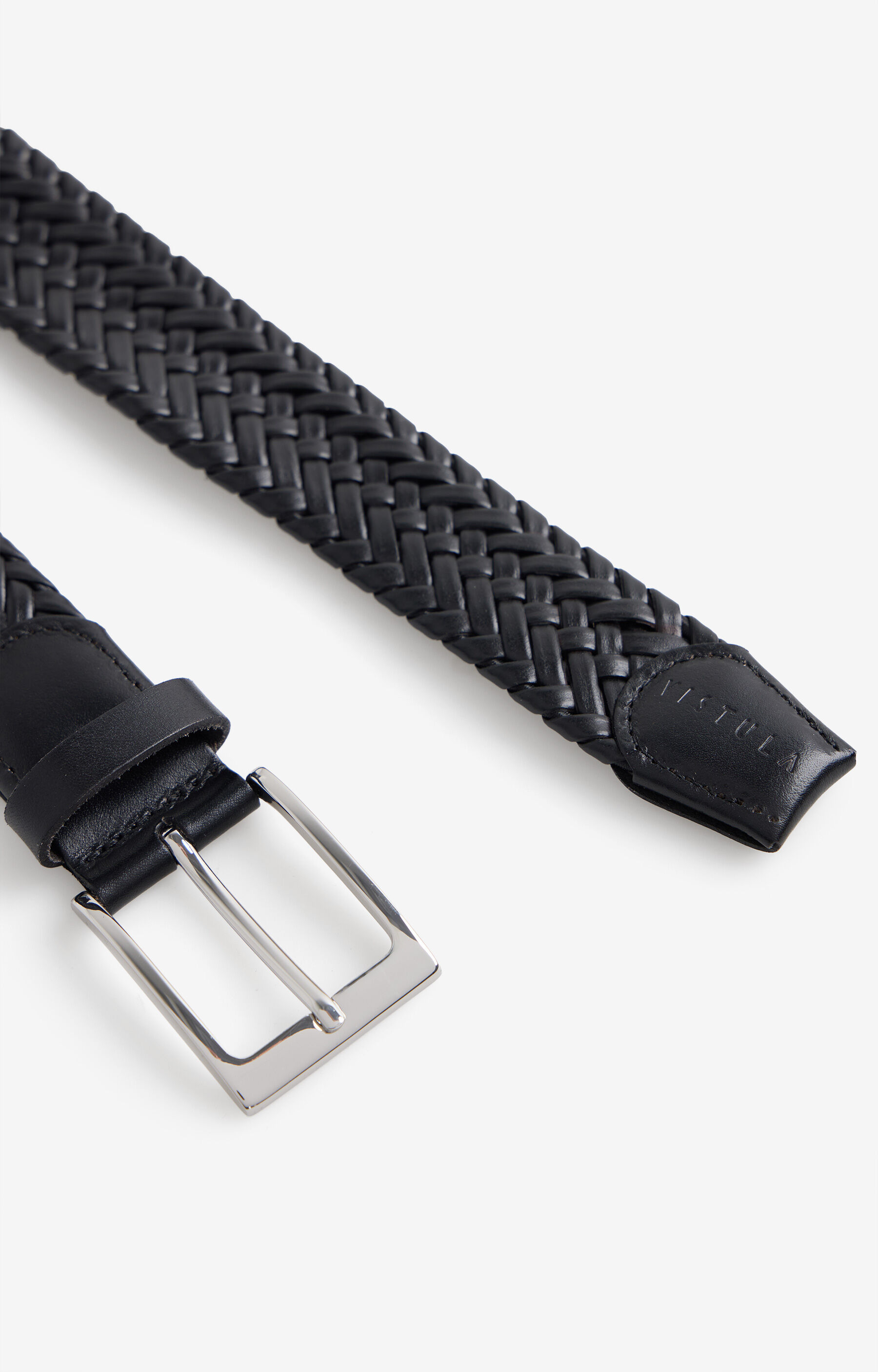 Skórzany pasek z plecionki - 3