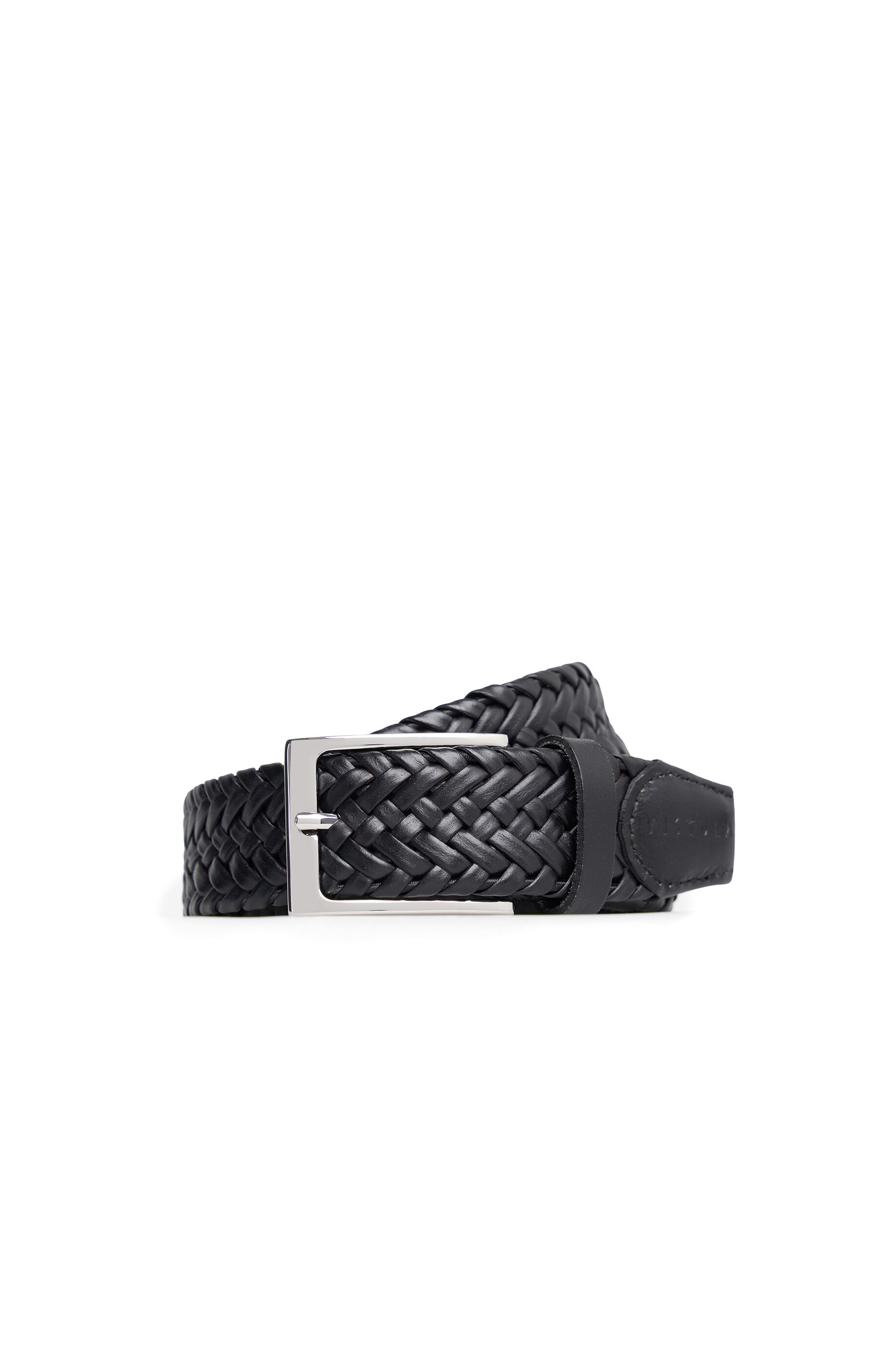 Skórzany pasek z plecionki