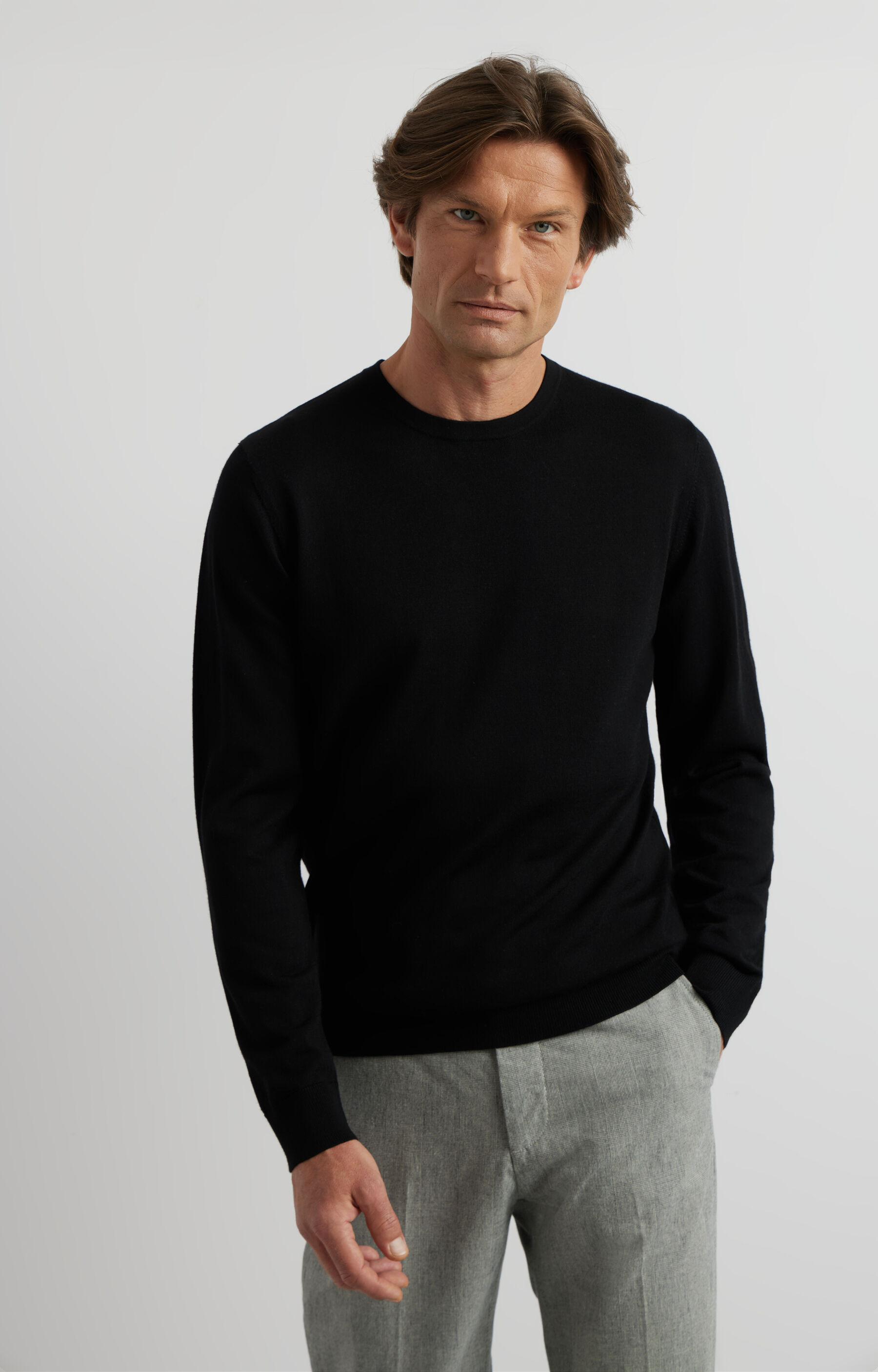 Gładki sweter