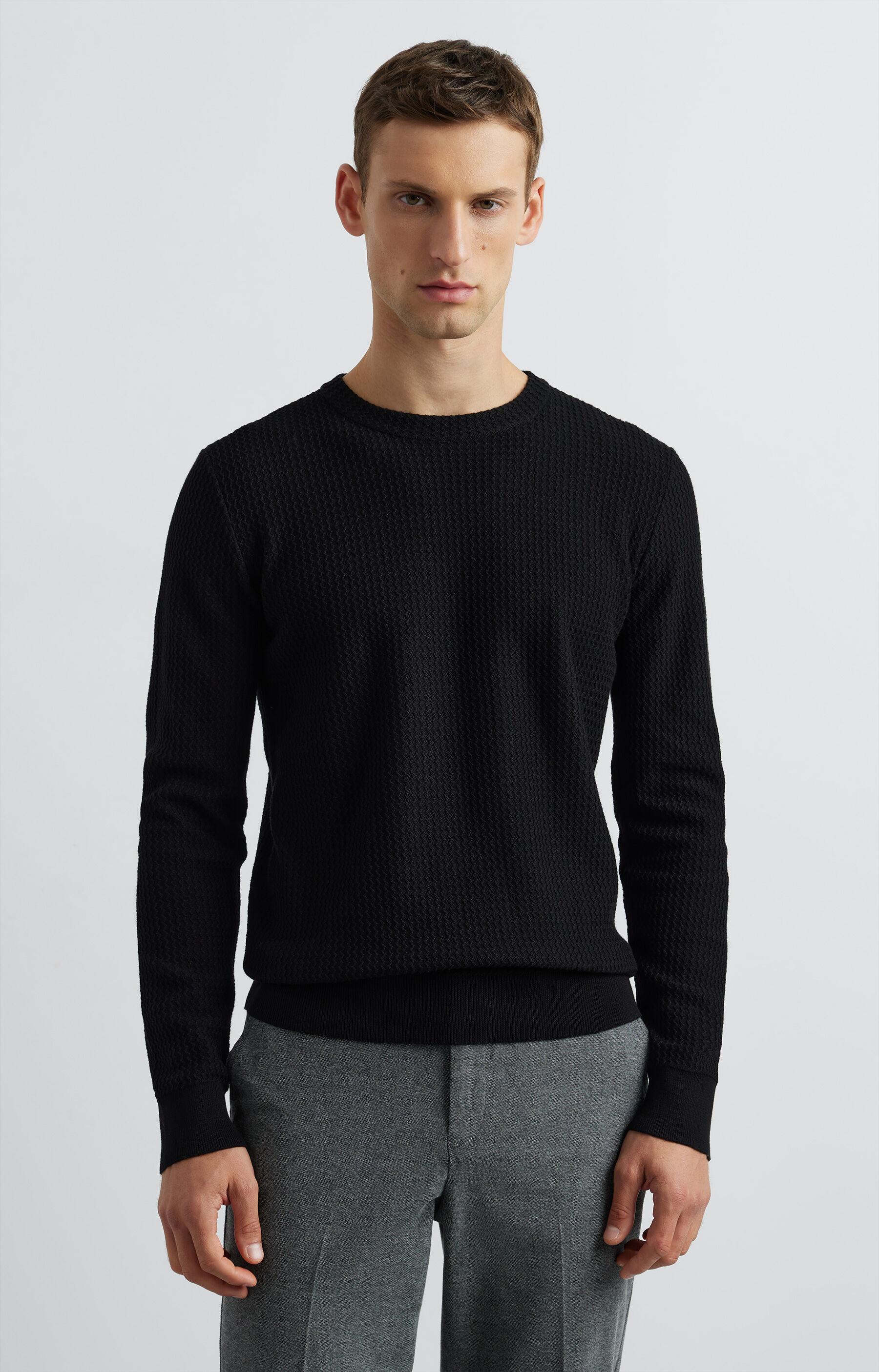 Sweter w mikrowzór