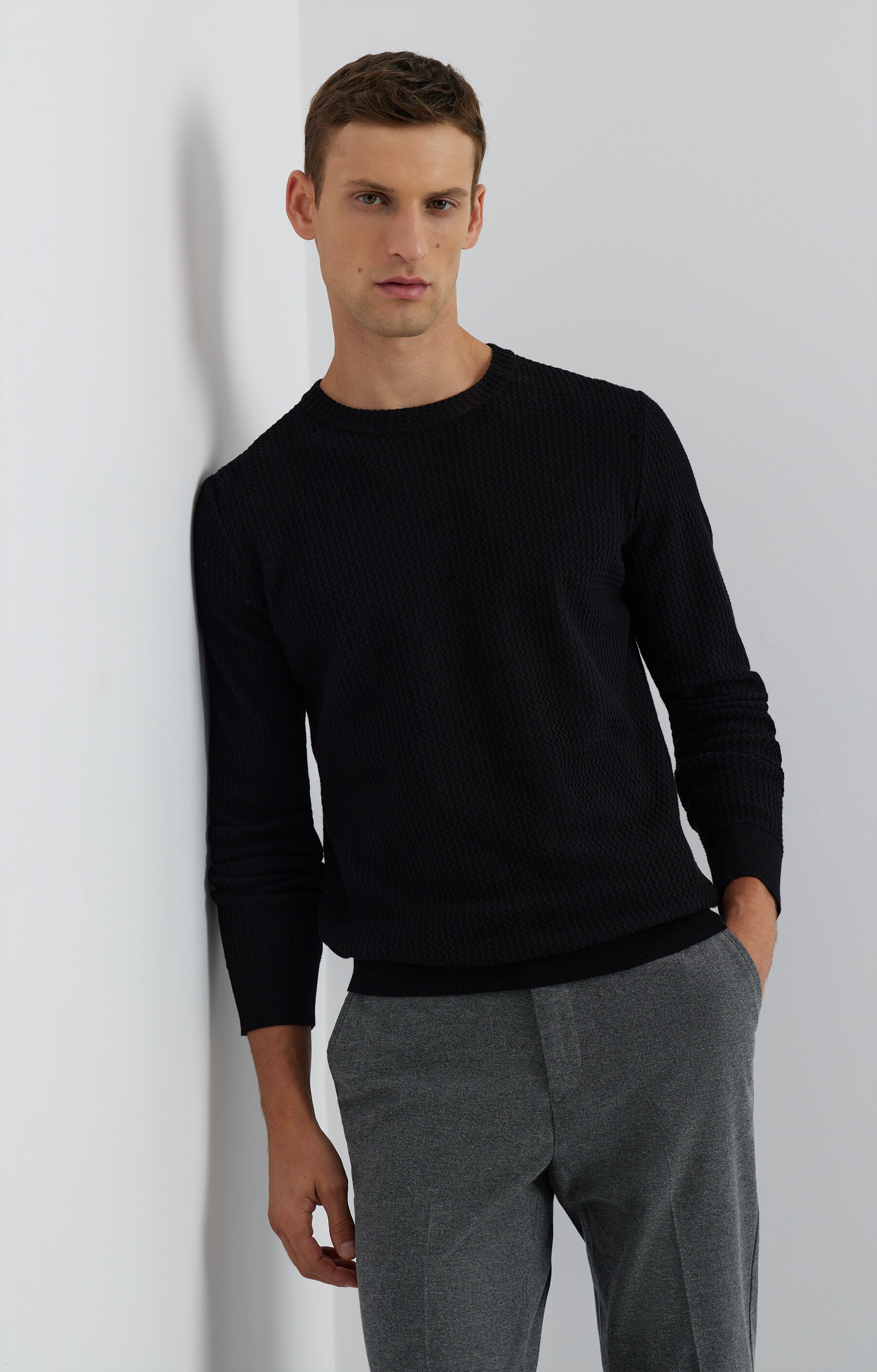 Sweter w mikrowzór - 6