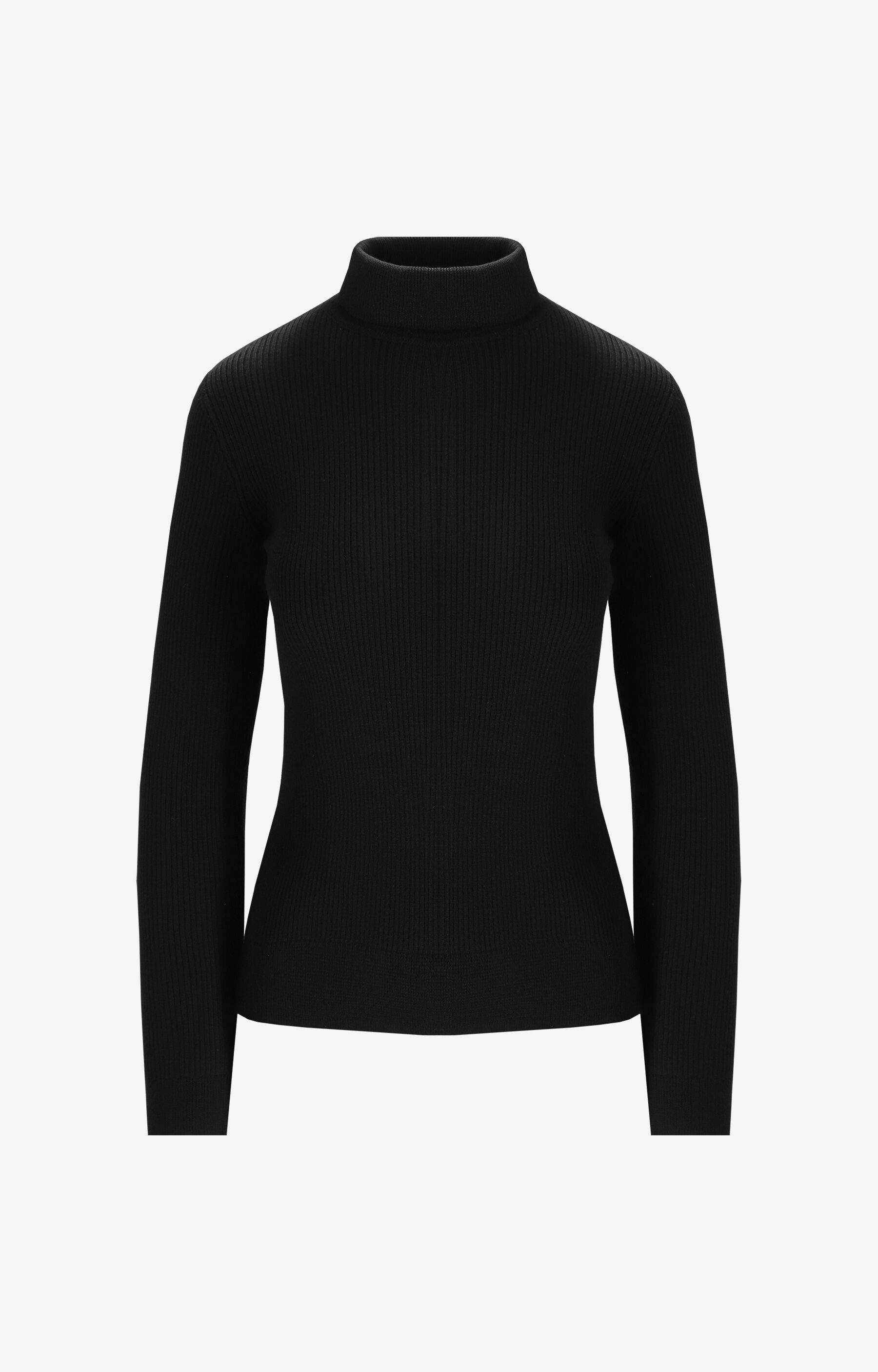 Golf z prążkowanej dzianiny - 2