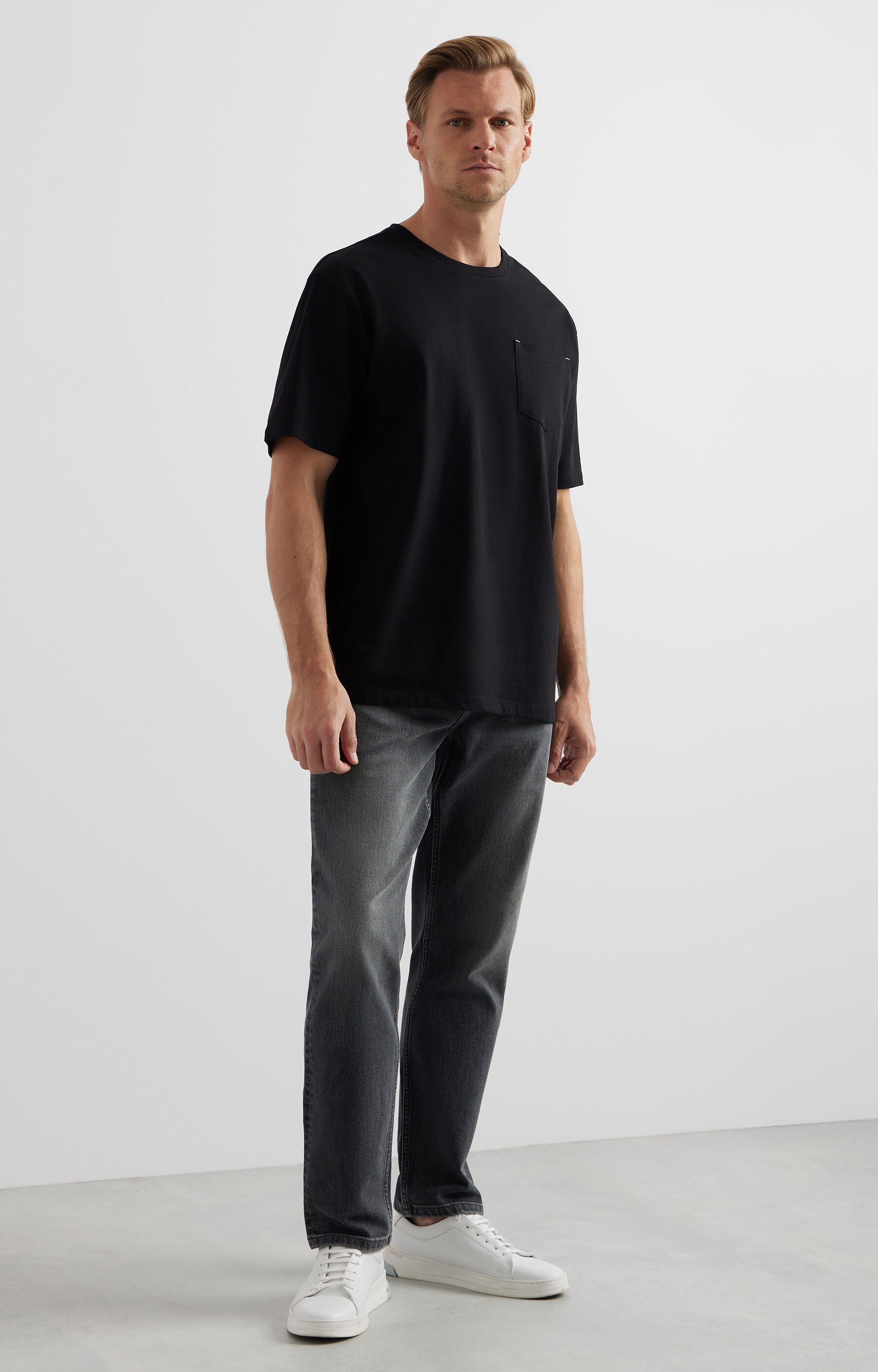 Gładki t-shirt - 3
