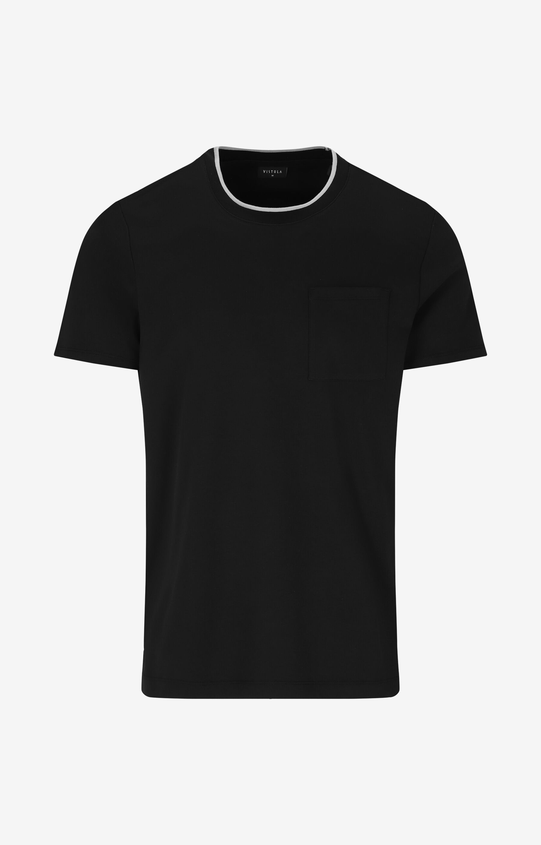 T-shirt round neck z kieszonką - 2