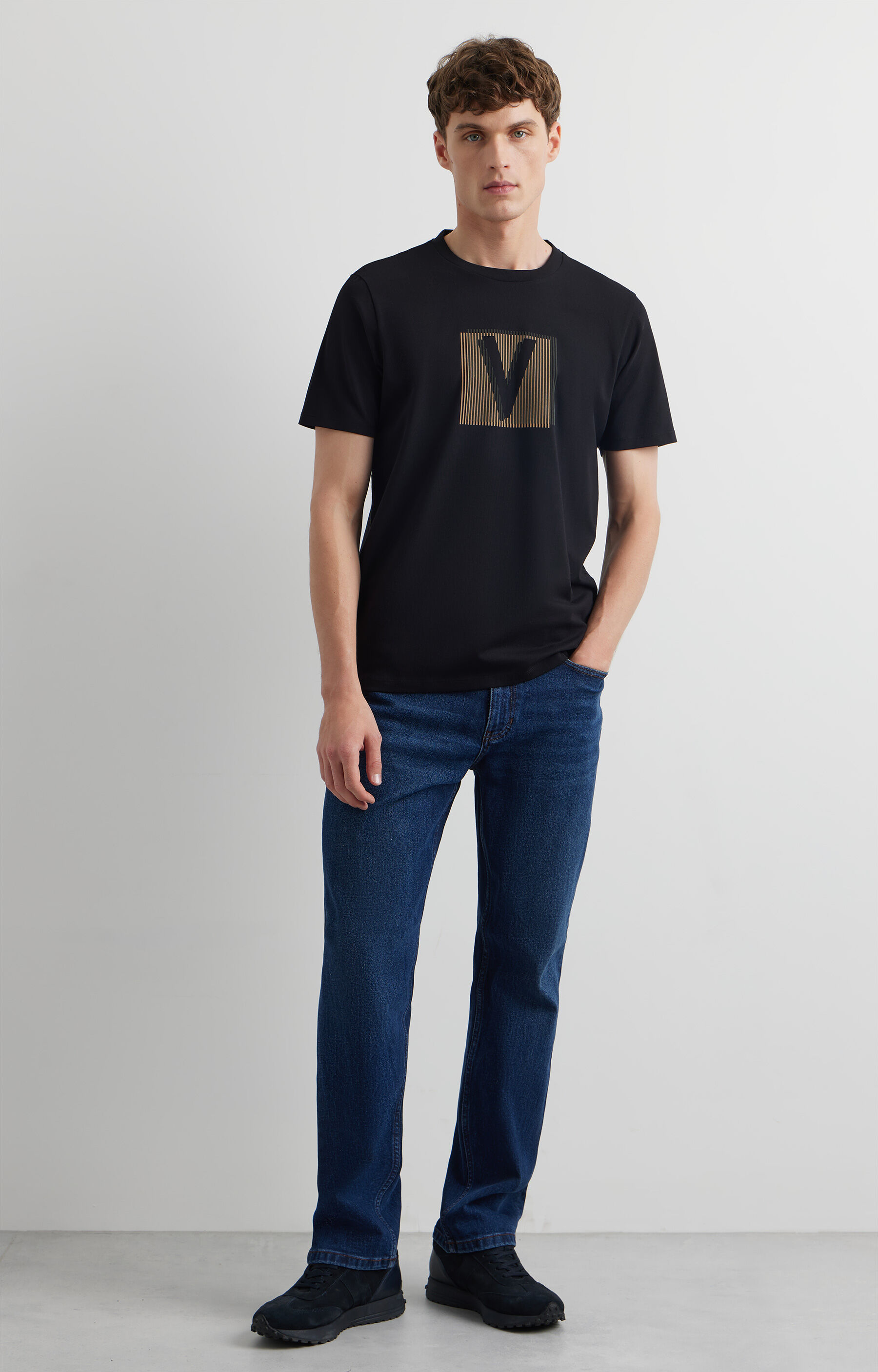 T-shirt regular z grafiką - 4