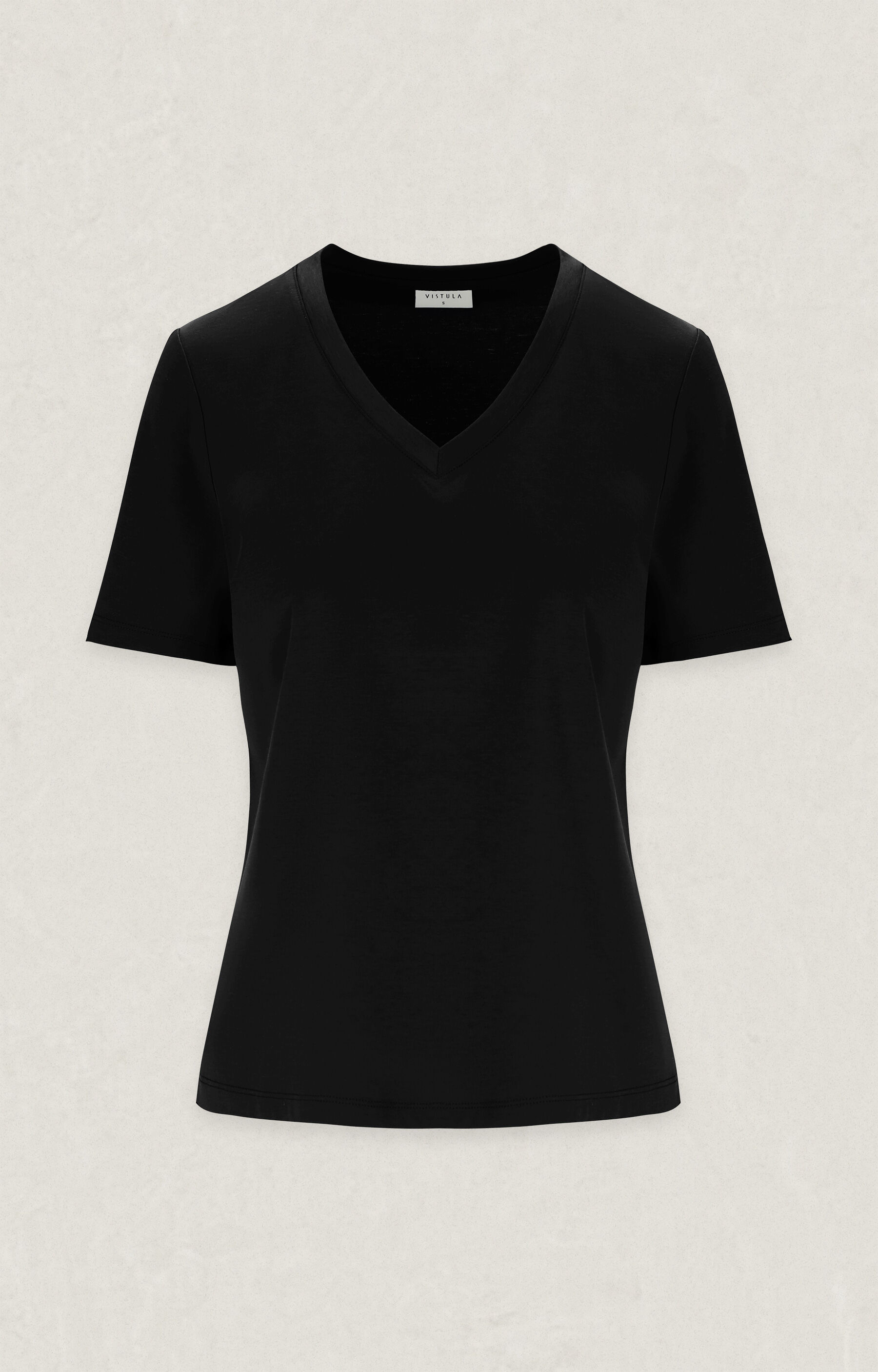 T-shirt slim v-neck - 2