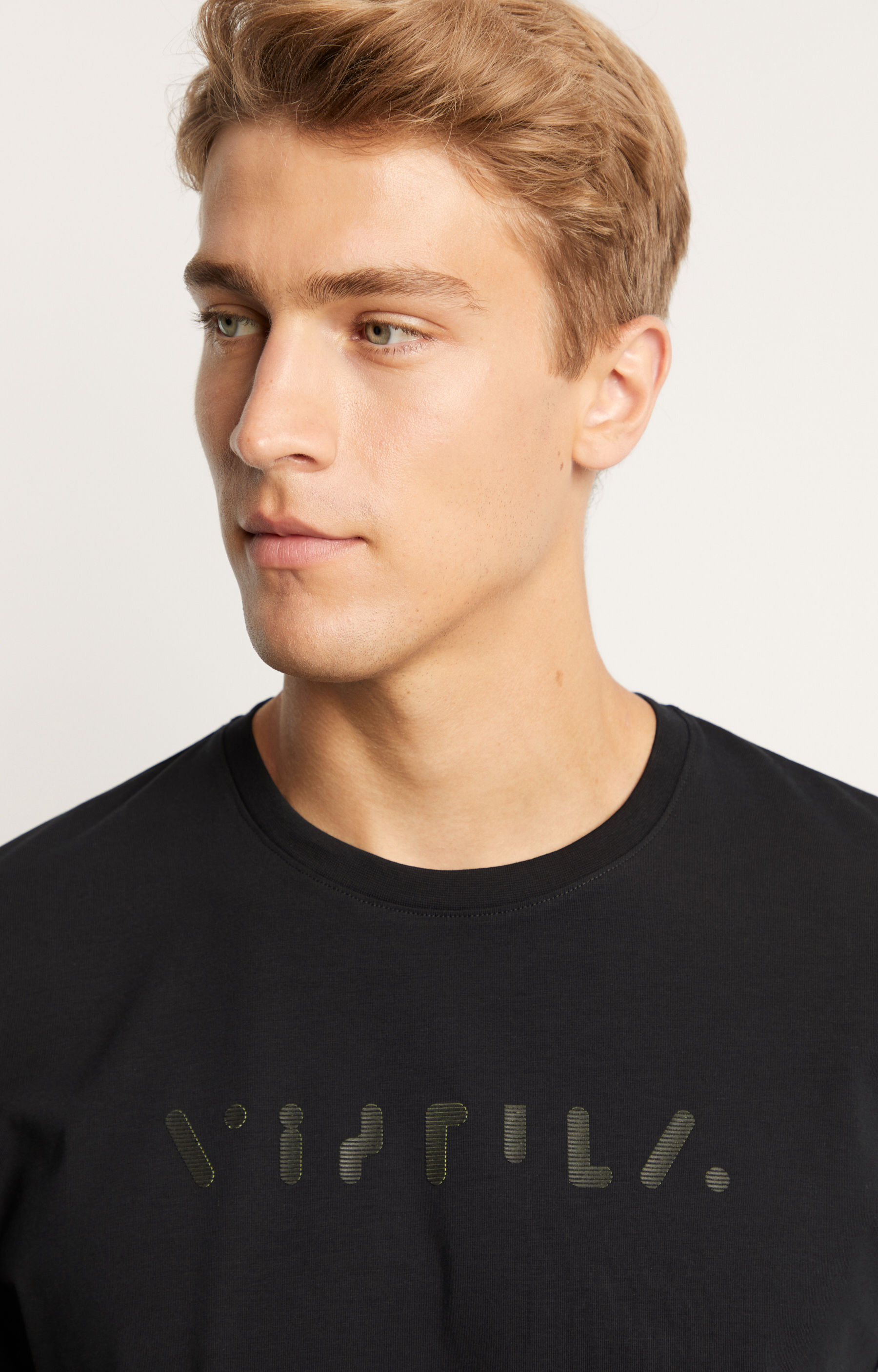 T-shirt z bawełny pima z dodatkiem elastanu - 4