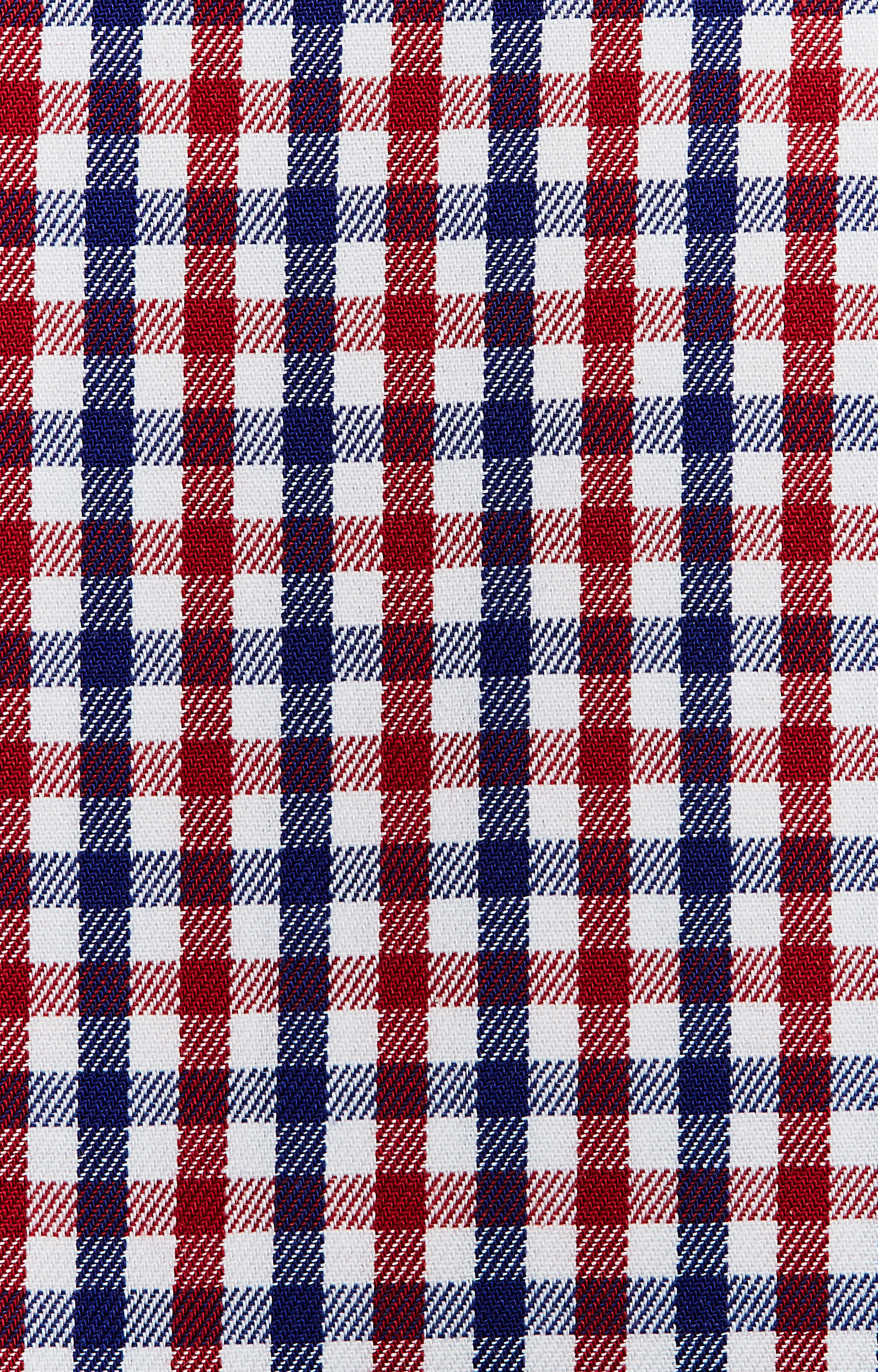 Koszula w kratę z kieszonką, włoski kołnierz - 5