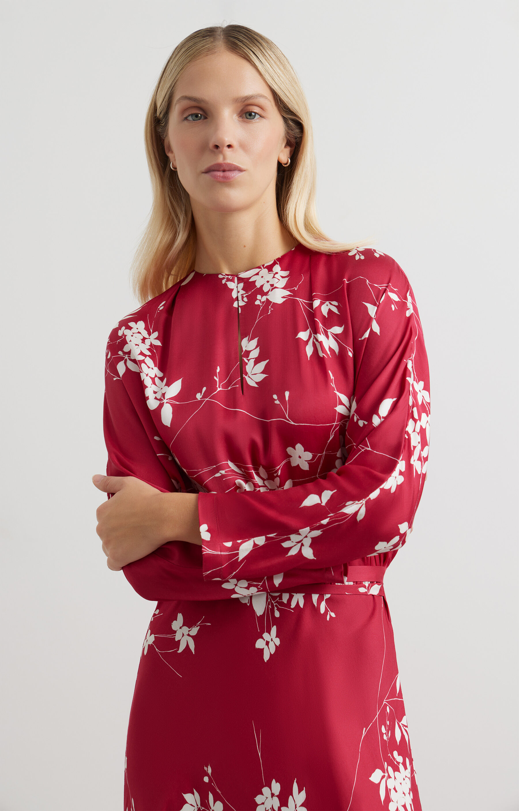 Sukienka kimonowa w print - 6