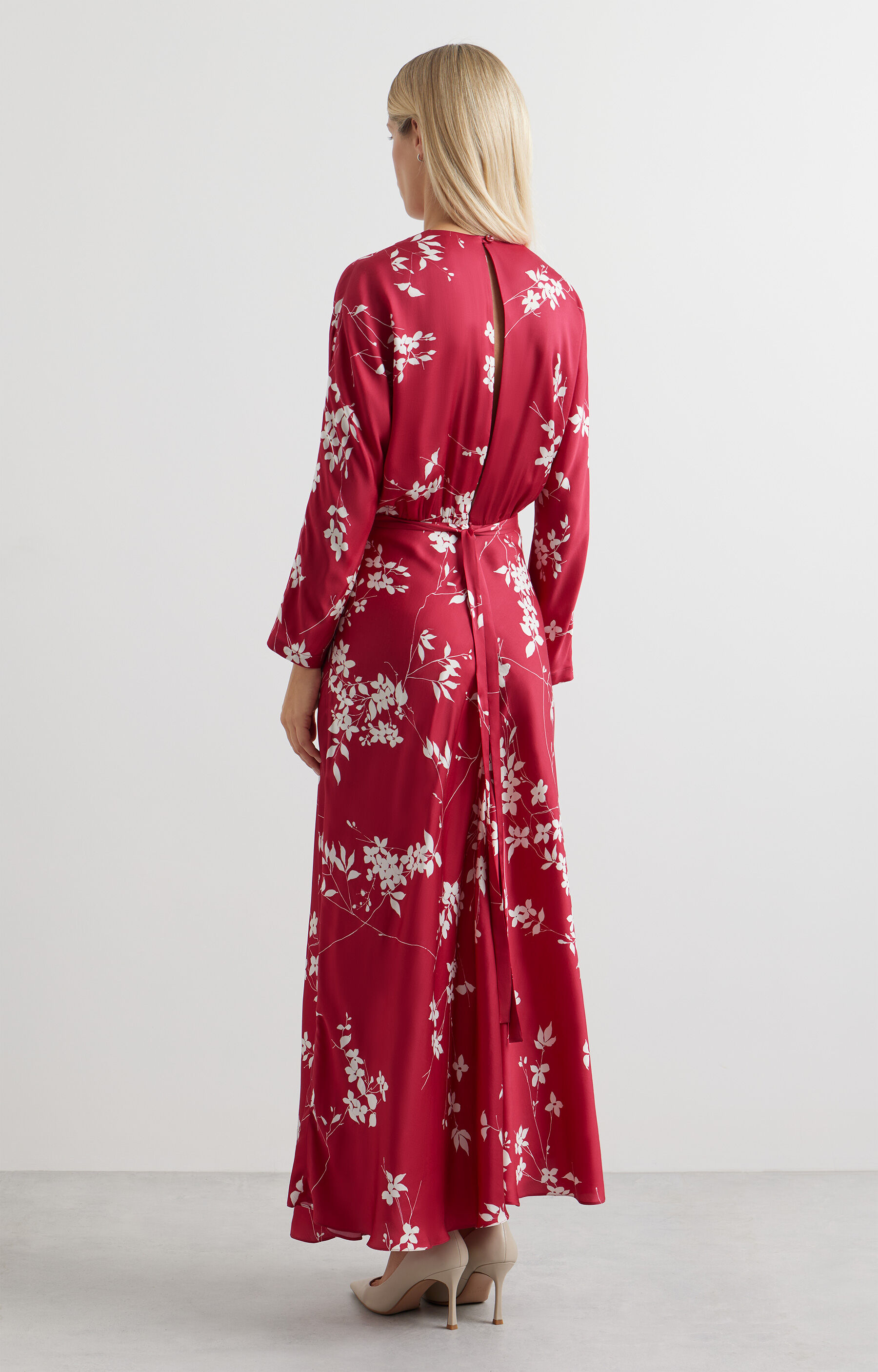 Sukienka kimonowa w print - 3