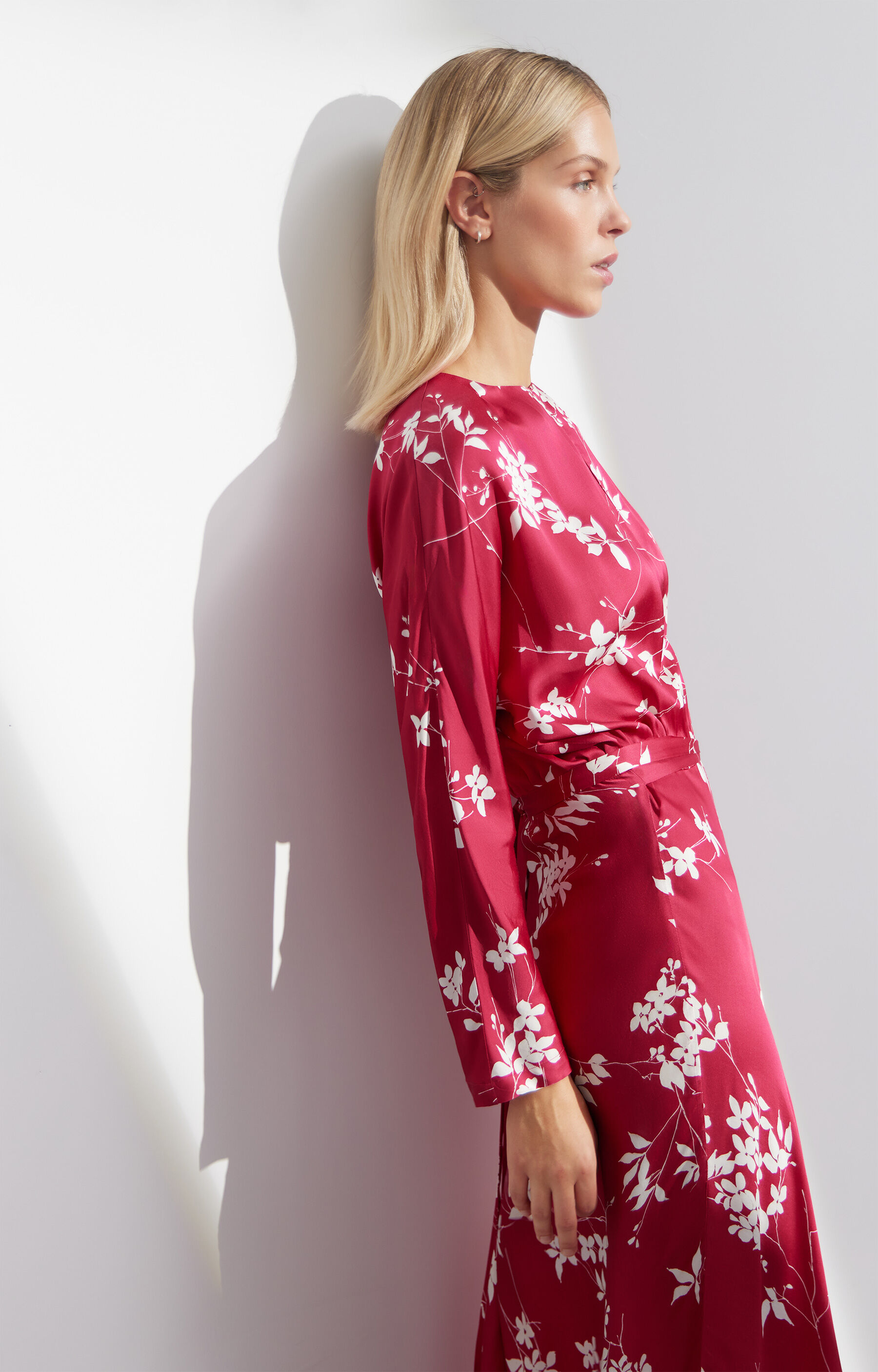 Sukienka kimonowa w print - 8