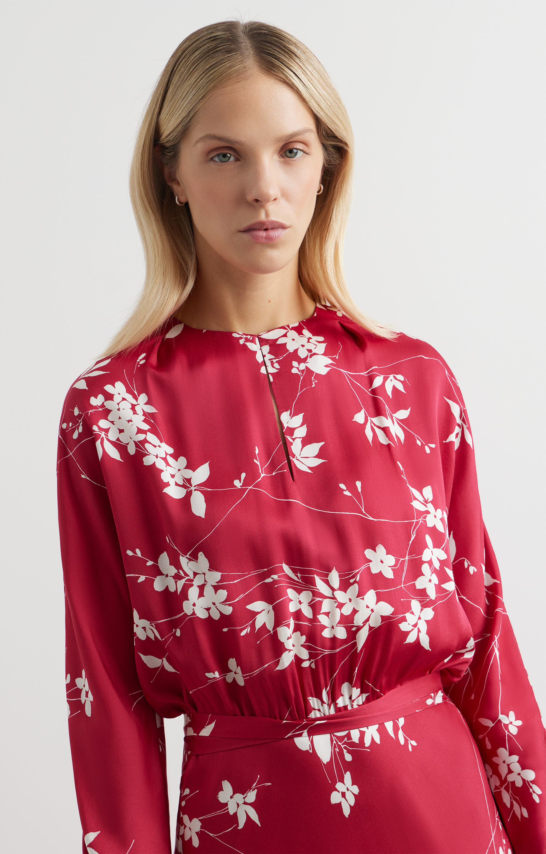 Sukienka kimonowa w print - 5