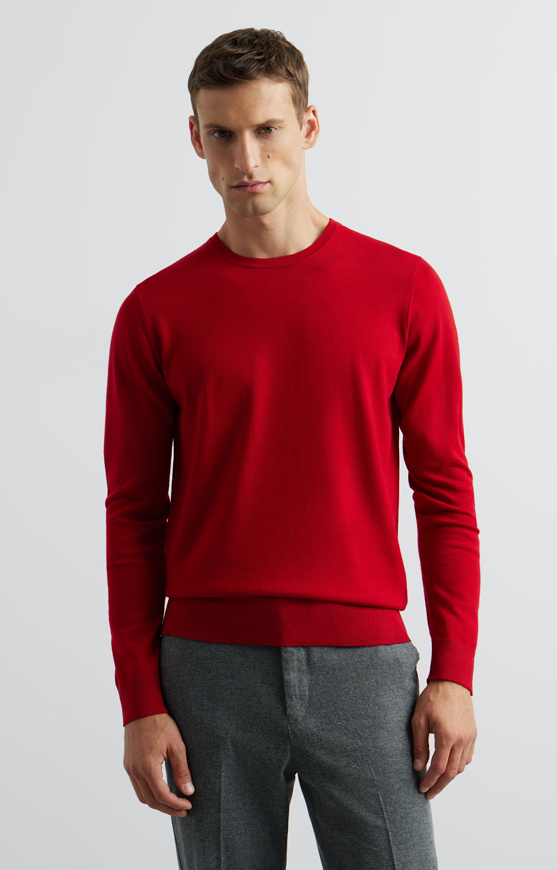 Gładki sweter