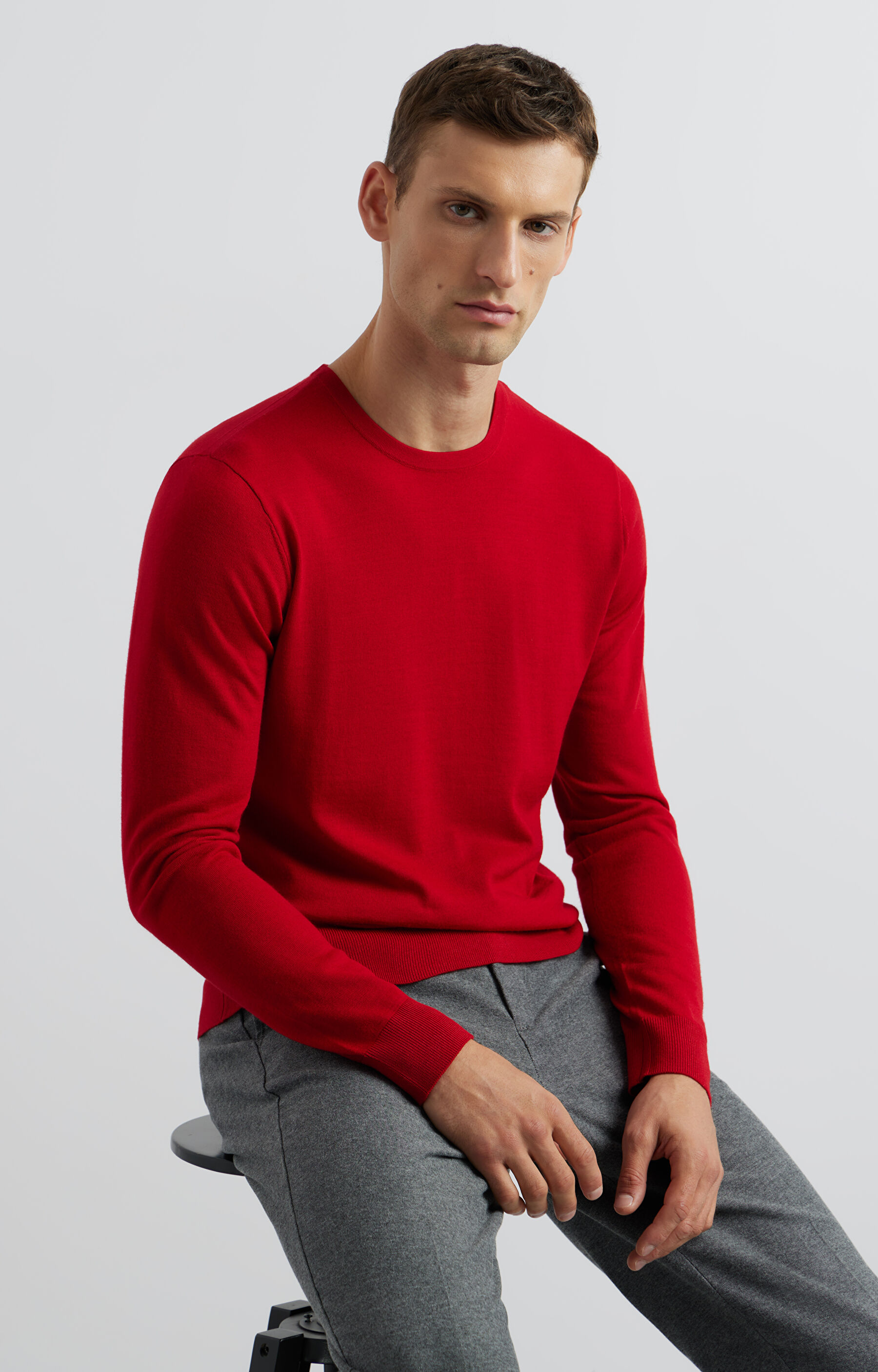 Gładki sweter - 8