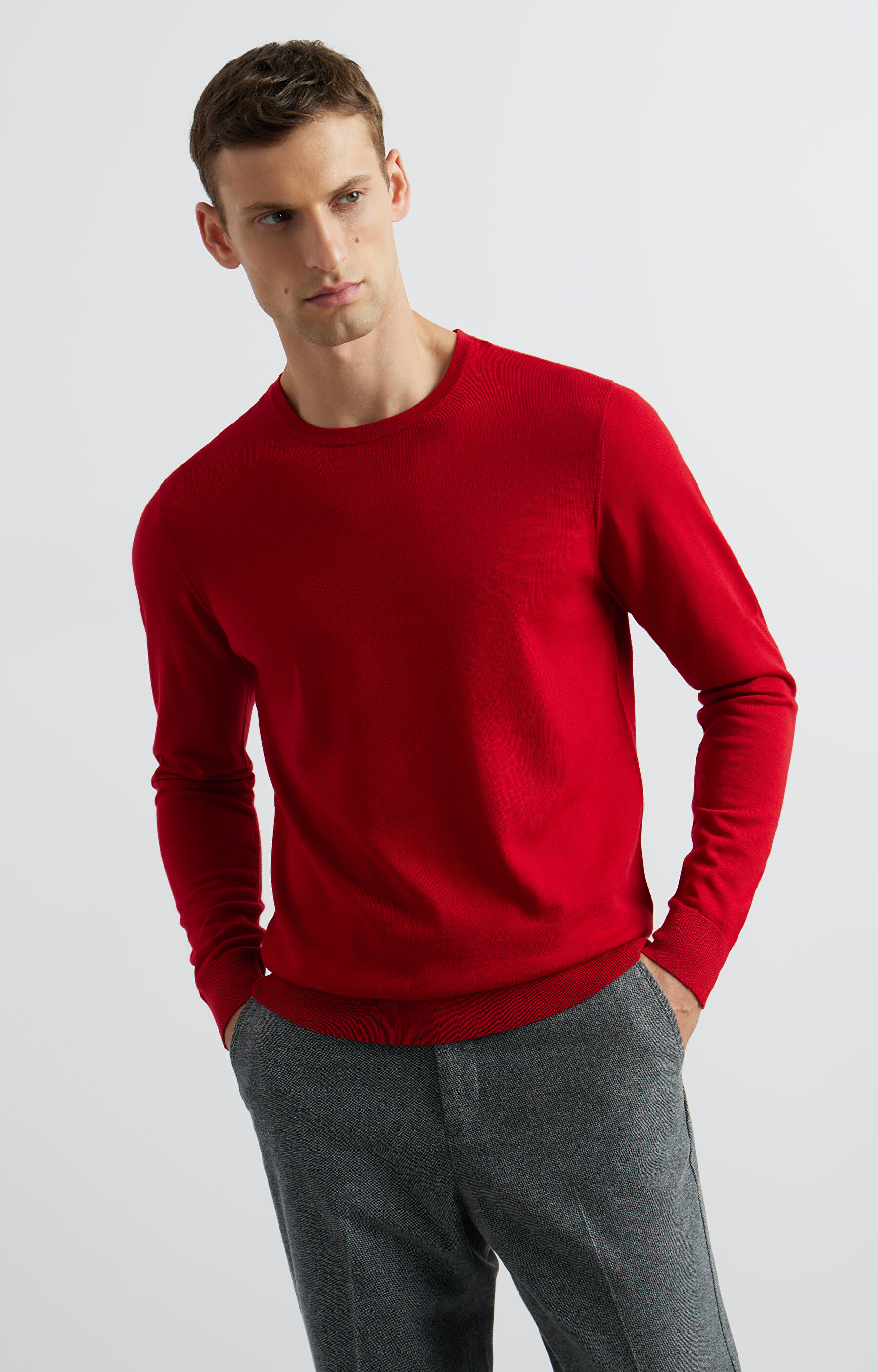 Gładki sweter - 7