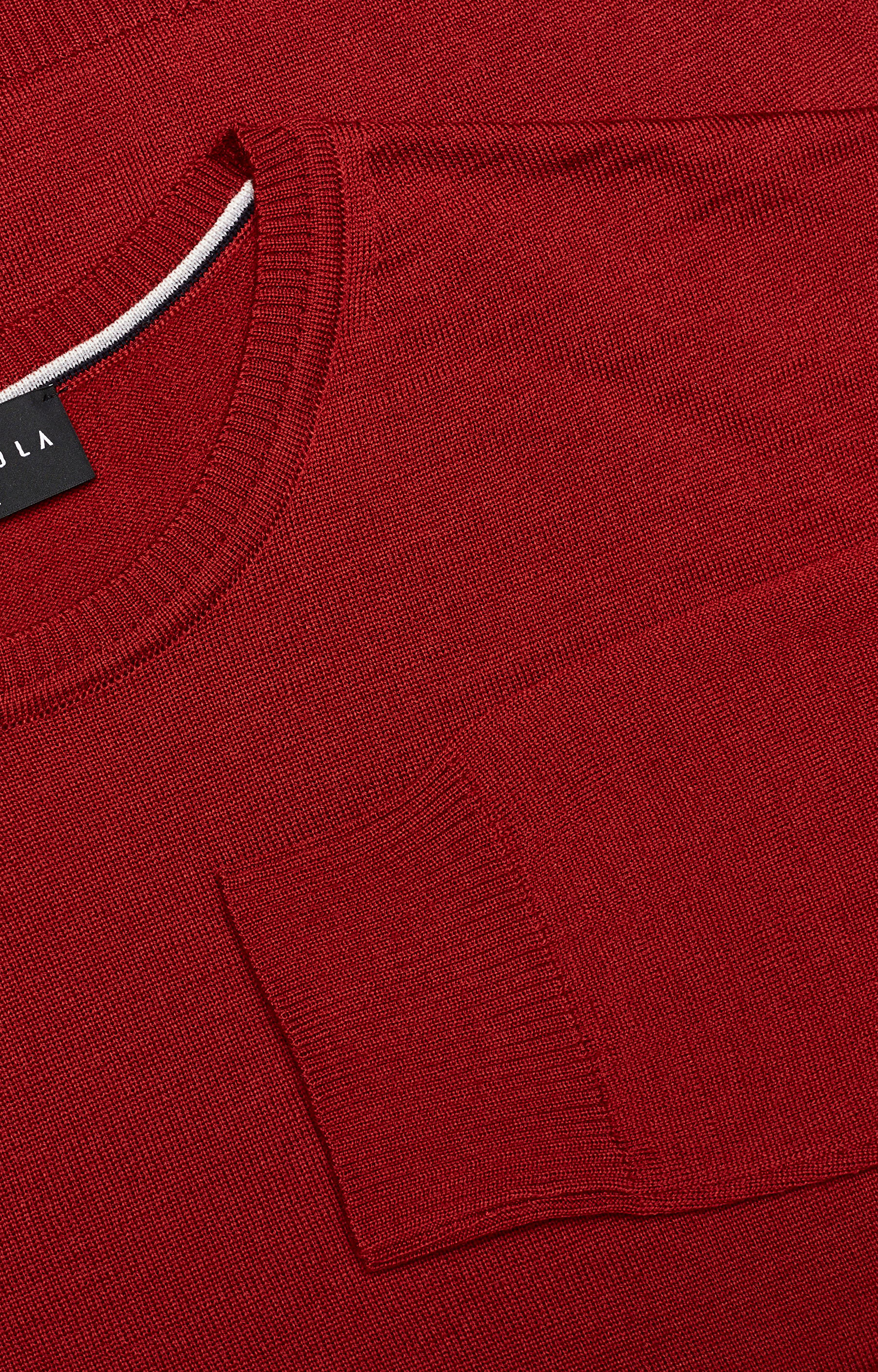 Lekki, wełniany sweter typu round-neck - 5