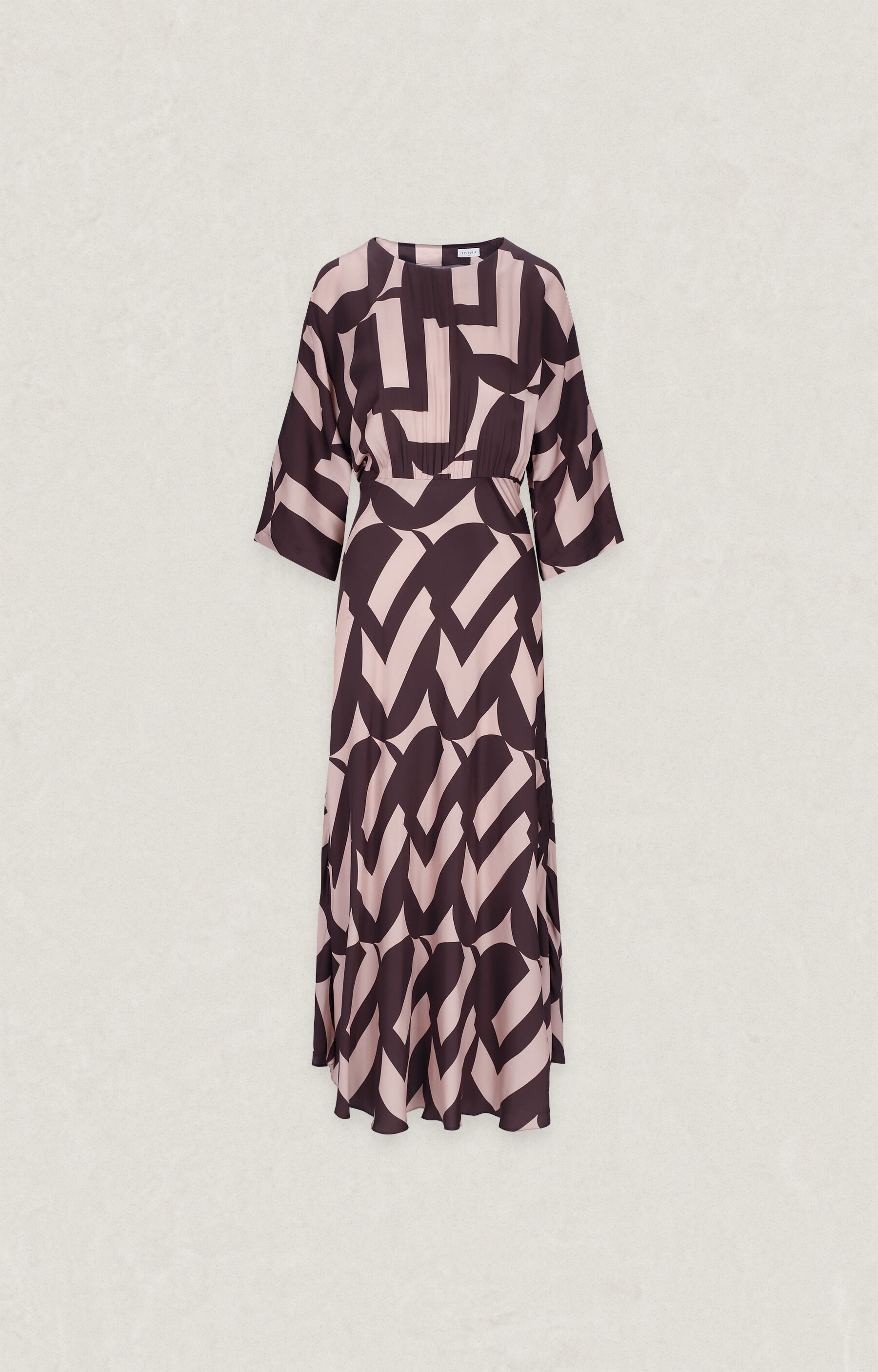 Sukienka midi w print - 2