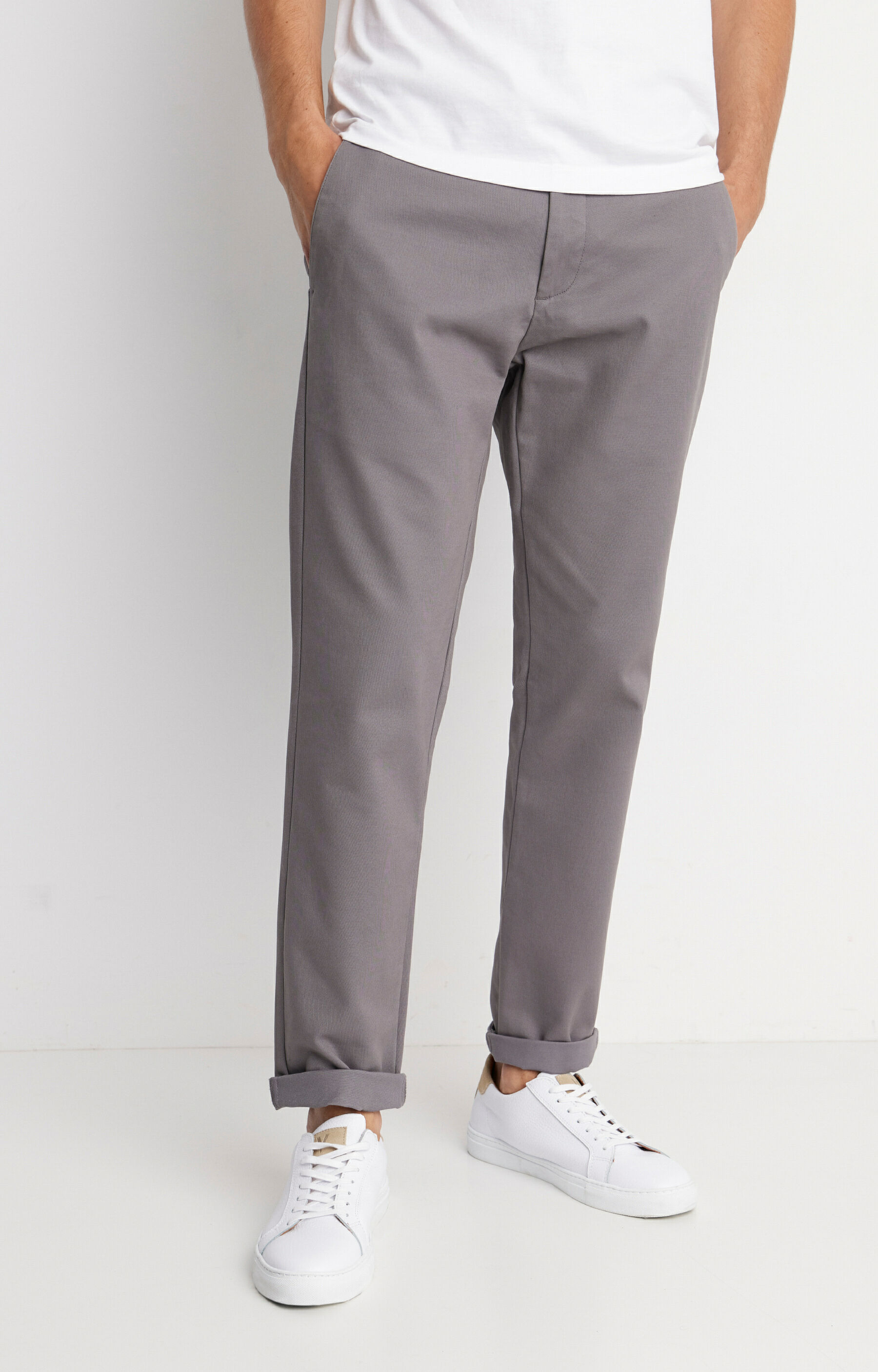 Chinosy o kroju slim fit - 4