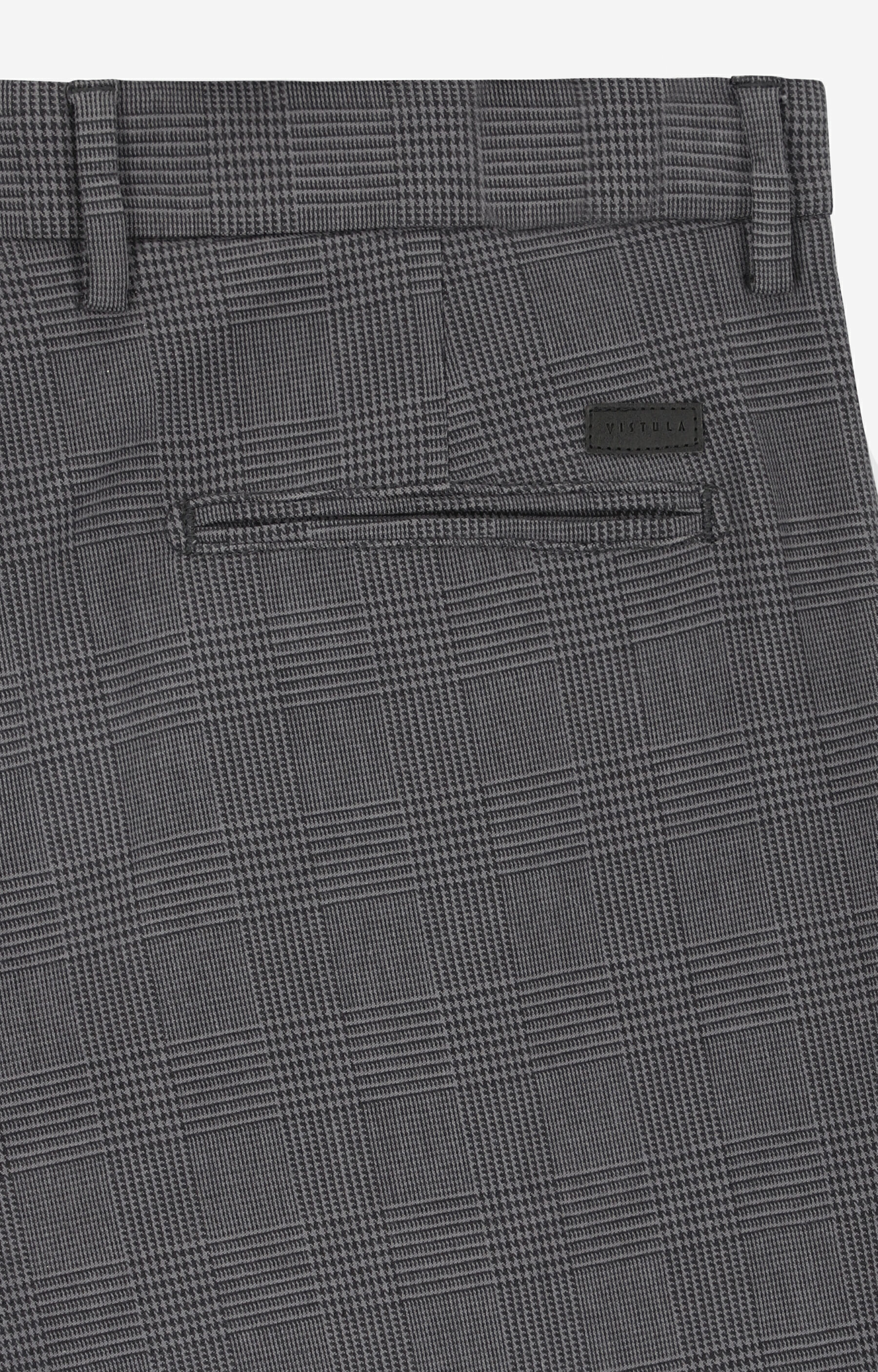 Chinosy slim fit w kratę - 7