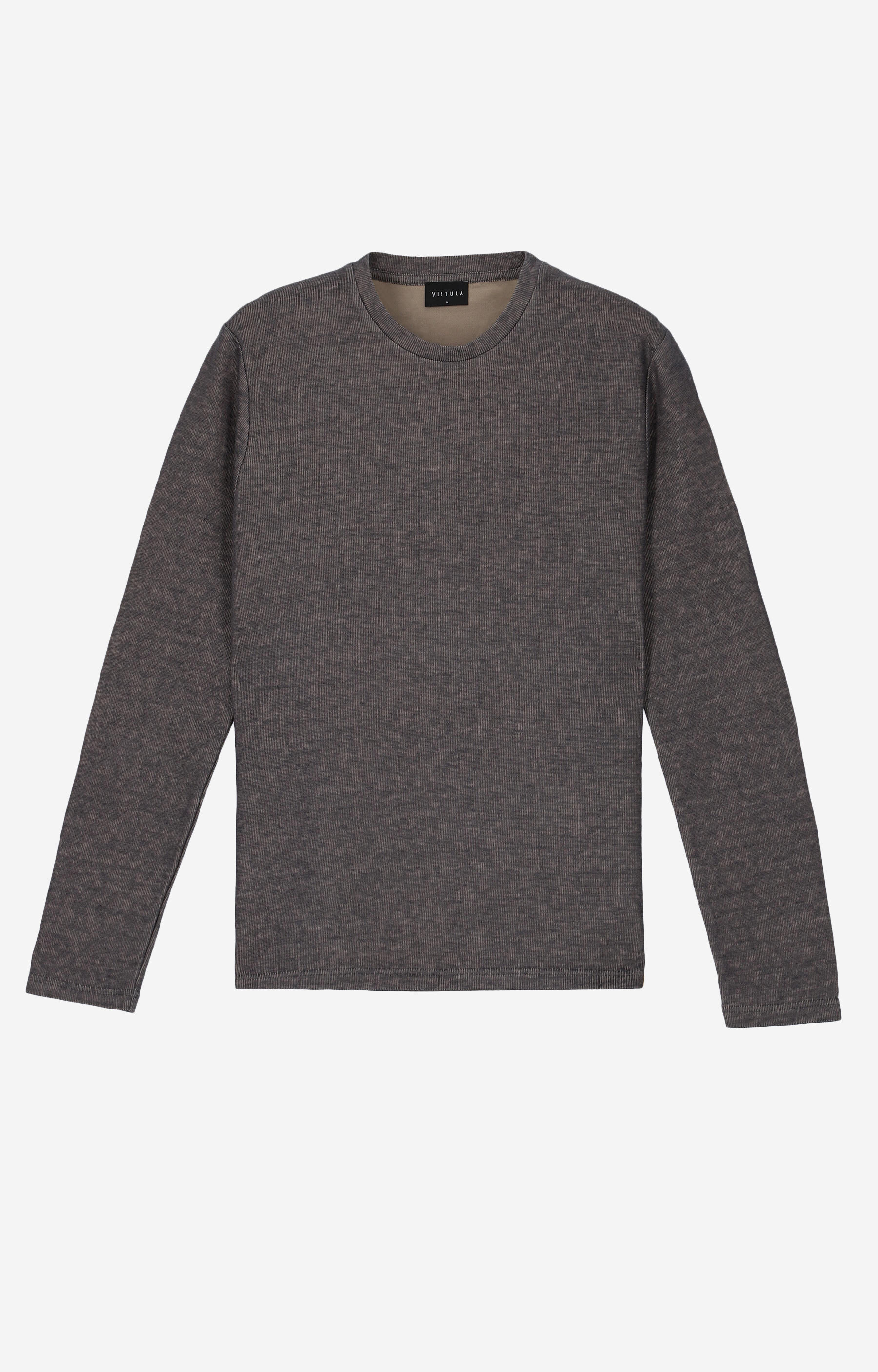 Lekka bluza typu round-neck - 5