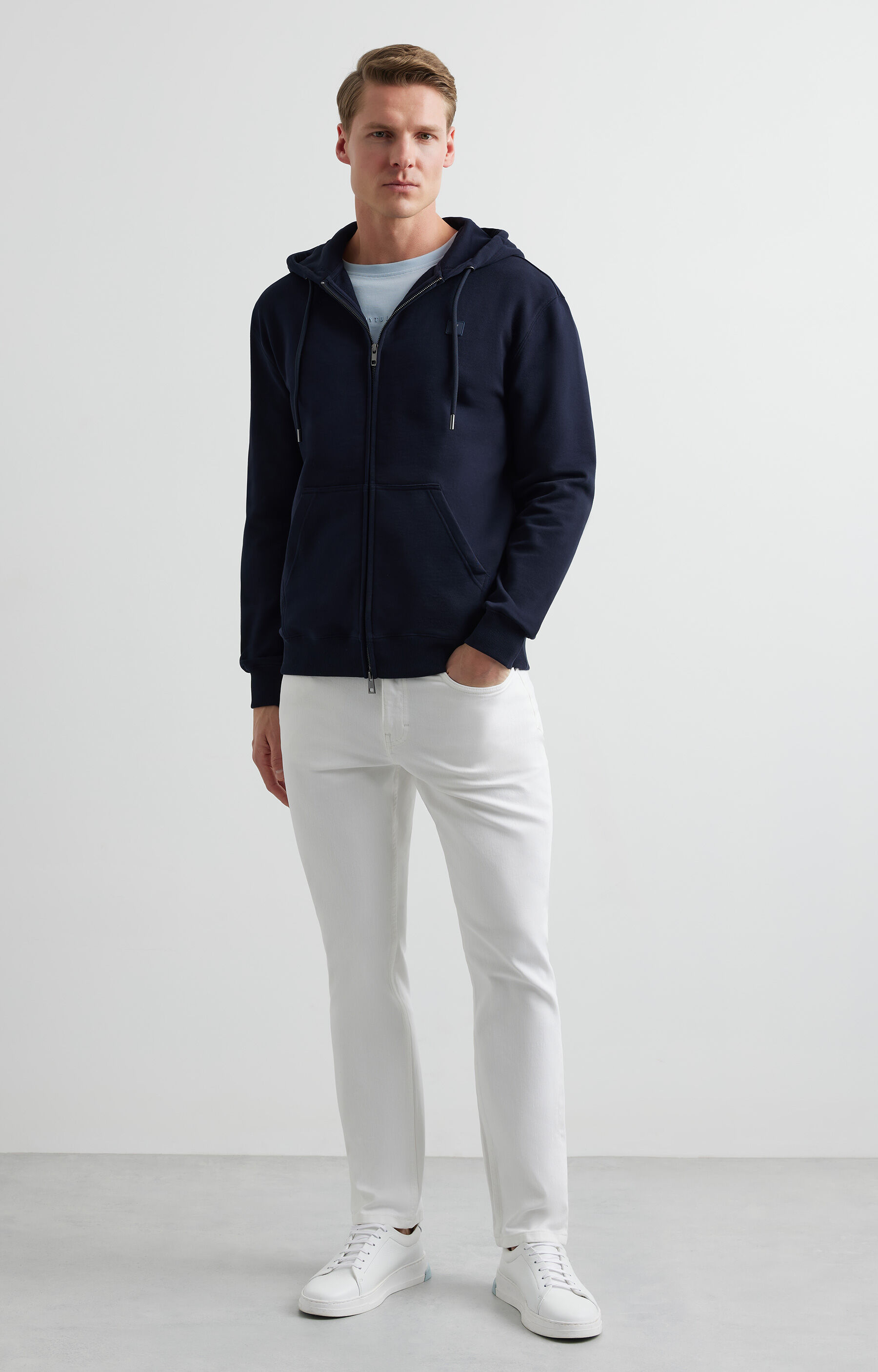 Granatowa bluza VISTULA - 4